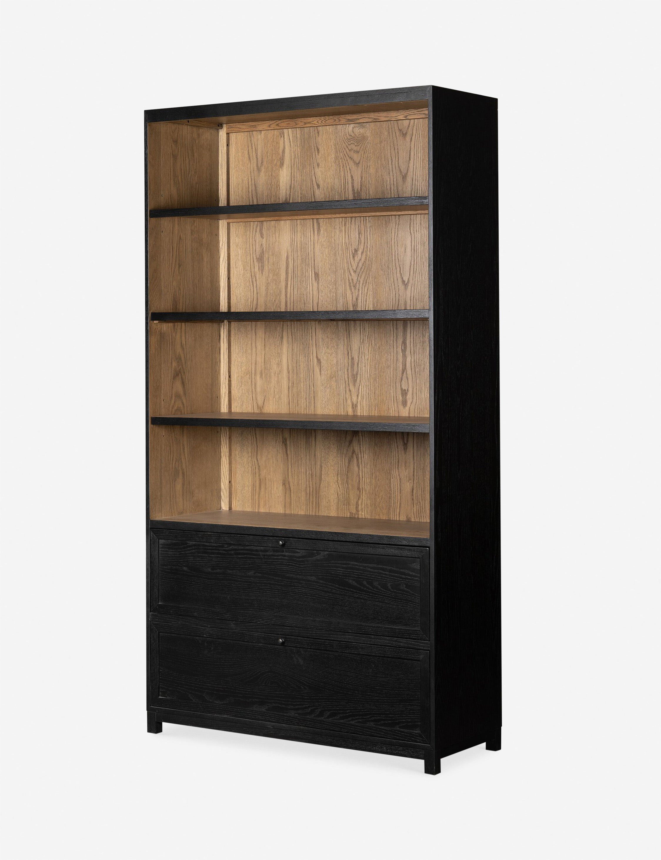 Carly Bookcase - Modern Wooden Bookshelf for Home & Office - Stylish Storage Solution for Books, Decor & Essentials