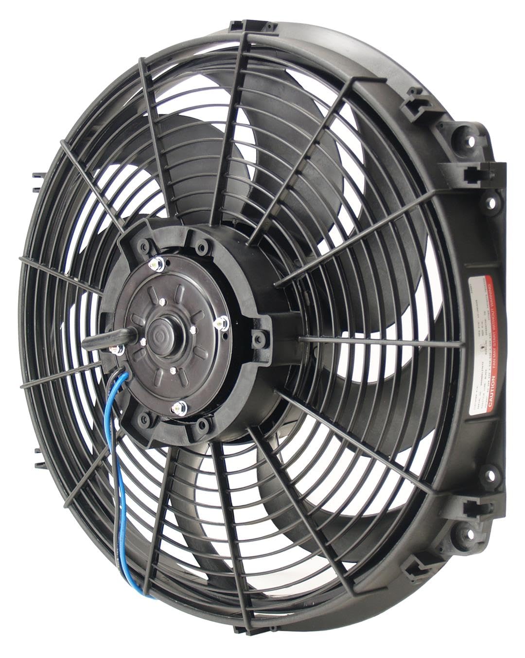 Derale 16626 16-Inch High-Performance Tornado Electric Cooling Fan Kit - Black | Universal Fit for Cars, Trucks & SUVs | Perfect for Engine Cooling & Overheating Prevention