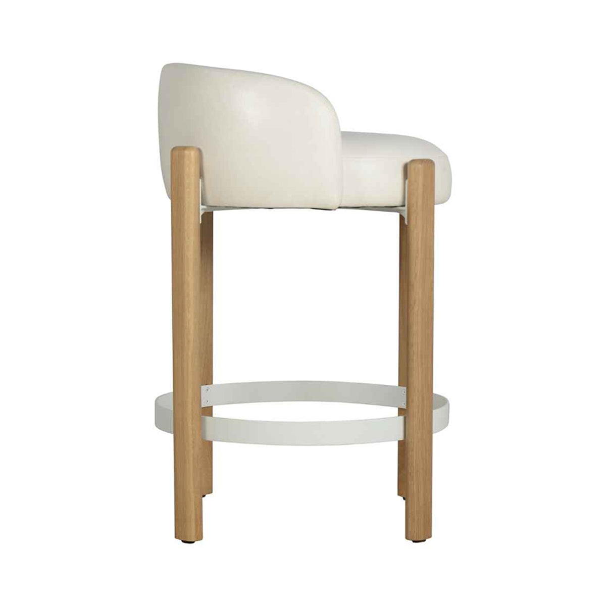 Modern 26-Inch Arch Bar Stool - Adjustable Height Counter Stool for Kitchen Island, Breakfast Bar & Home Decor - Durable Metal Frame & Comfortable Seat