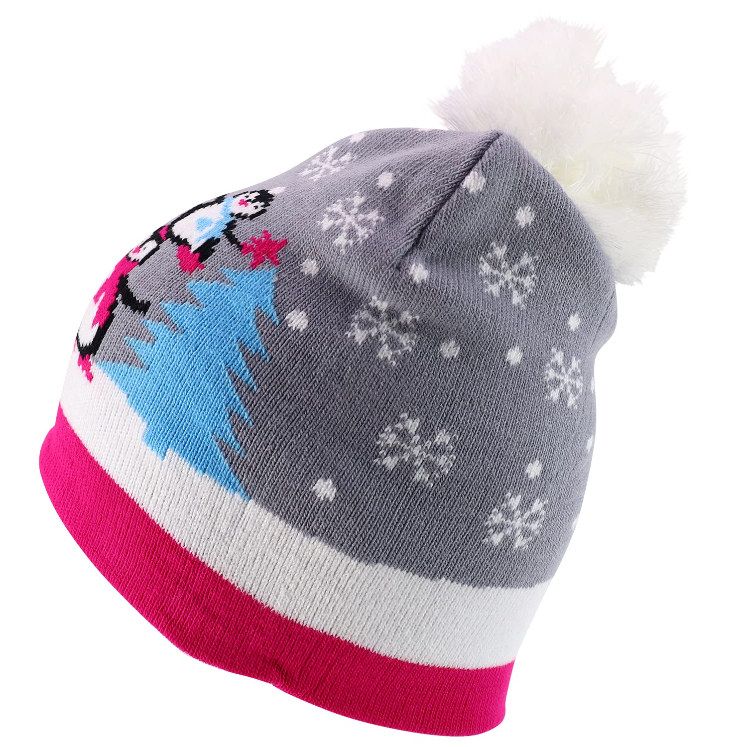 Trendy Winter Beanies with Pompom - 10 Stylish Christmas Knit Hats for Women & Men - Cozy Fleece Lined Beanie for Cold Weather, Outdoor Activities & Holiday Gifts