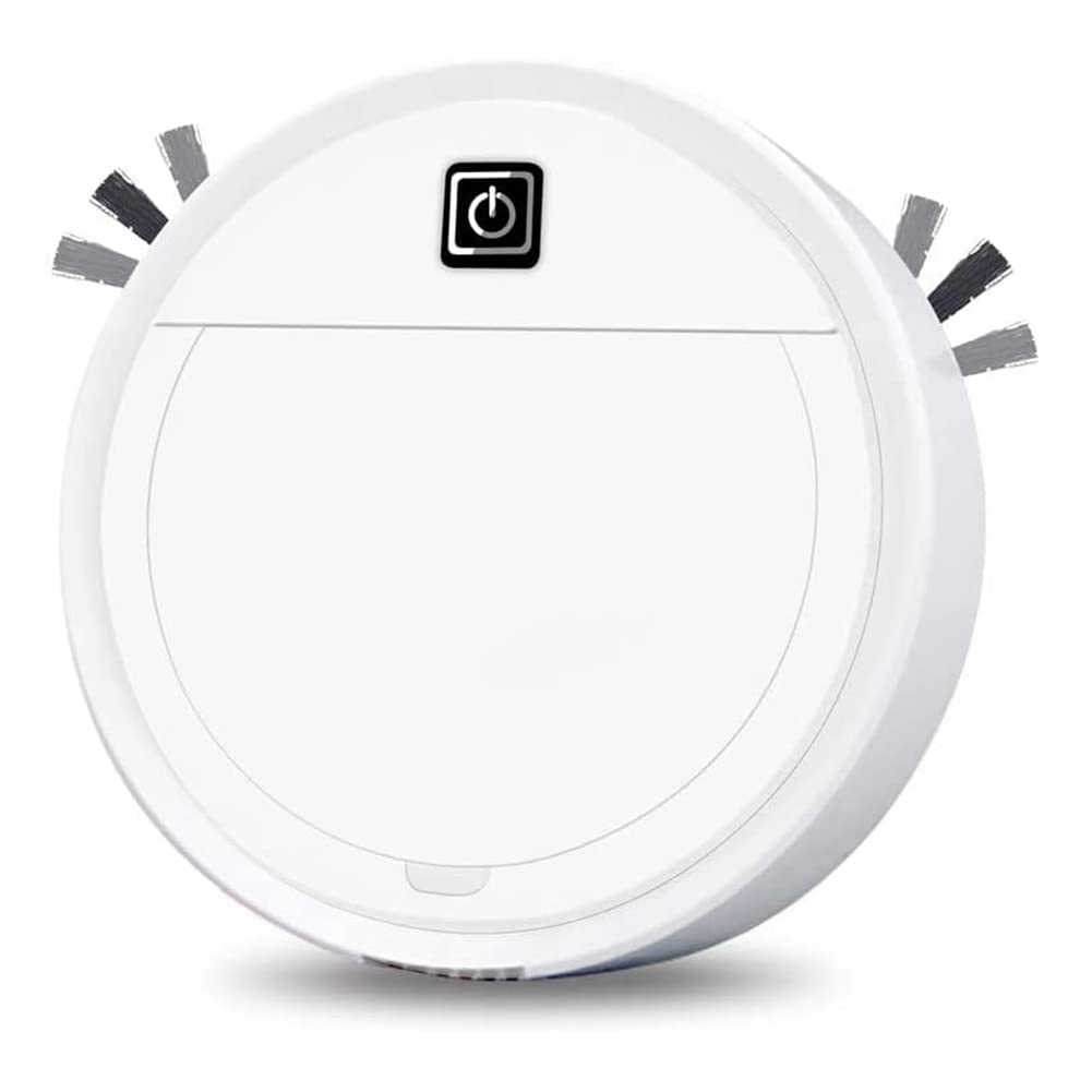 Baalaa Yepar Robot Vacuum and Mop Combo - 2-in-1 Super Thin Quiet Robotic Cleaner with 1500Pa Strong Suction, Ideal for Hardwood Floors & Pet Hair Cleaning, White