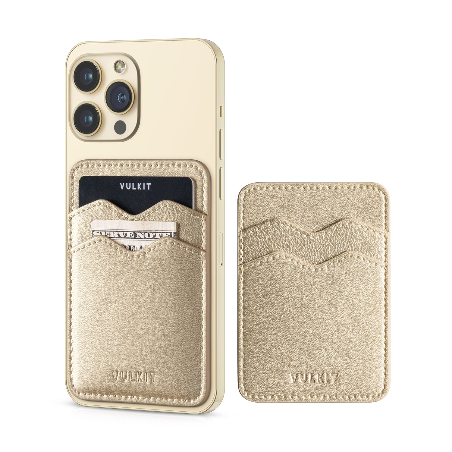 VPA100 Slim Leather Adhesive Phone Card Holder - RFID Blocking Wallet for iPhone, Samsung & Smartphones - Perfect for Travel, Work & Everyday Use