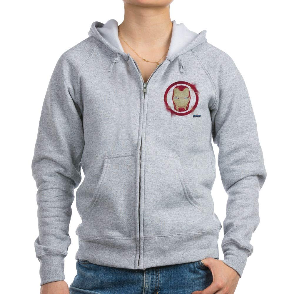 Iron Man Zip Up Hoodie with Head Design - Marvel Superhero Graphic Pullover for Men & Women - Perfect for Cosplay, Comic Con & Casual Wear