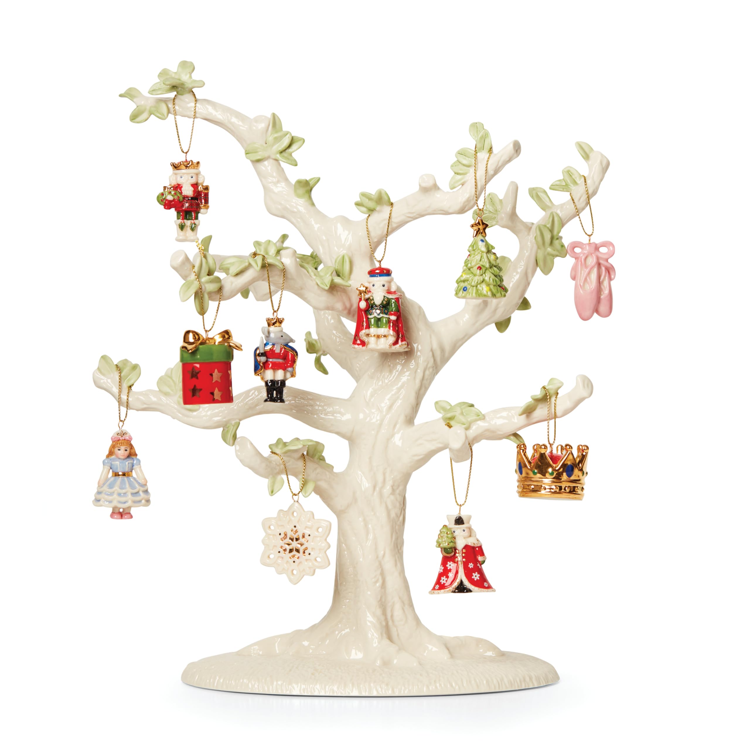 Lenox 893635 The Nutcracker 10-Piece Christmas Ornament Set - Multicolor Holiday Decor for Tree, Home & Gift Giving