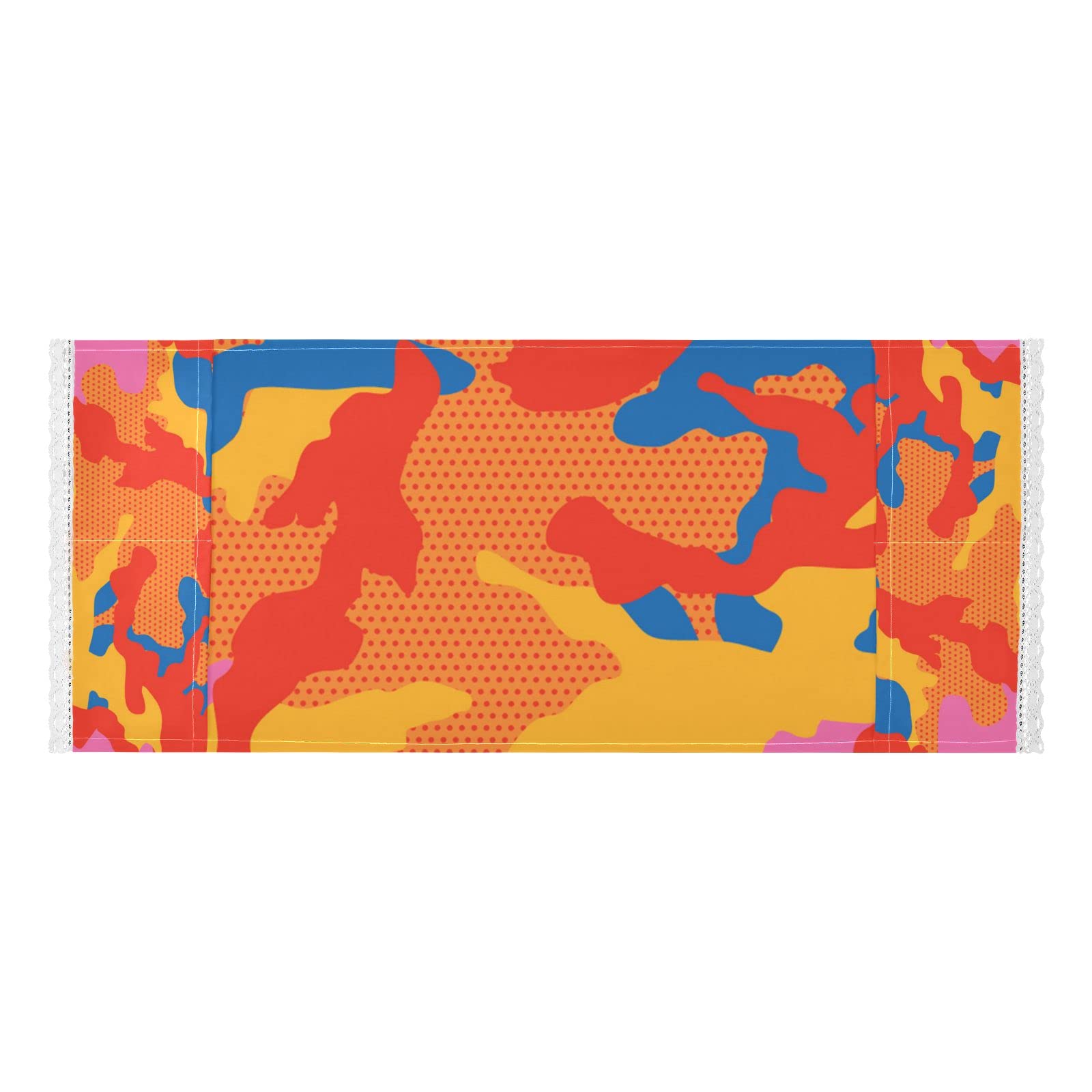 Camouflage Print Anti-Slip Washing Machine Cover with 4 Storage Bags - Dustproof Dryer Top Cover for Laundry Room, Fridge Protector - Perfect for Home, Apartment & RV Use