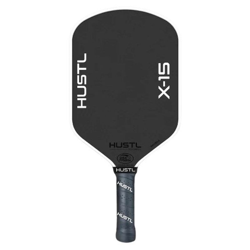 HUSTL X15 PRO 16mm Raw Carbon Gen 3 Pickleball Paddle - Premium Carbon Fiber Paddle for Competitive Play & Tournament Use - Perfect for Indoor & Outdoor Pickleball Games