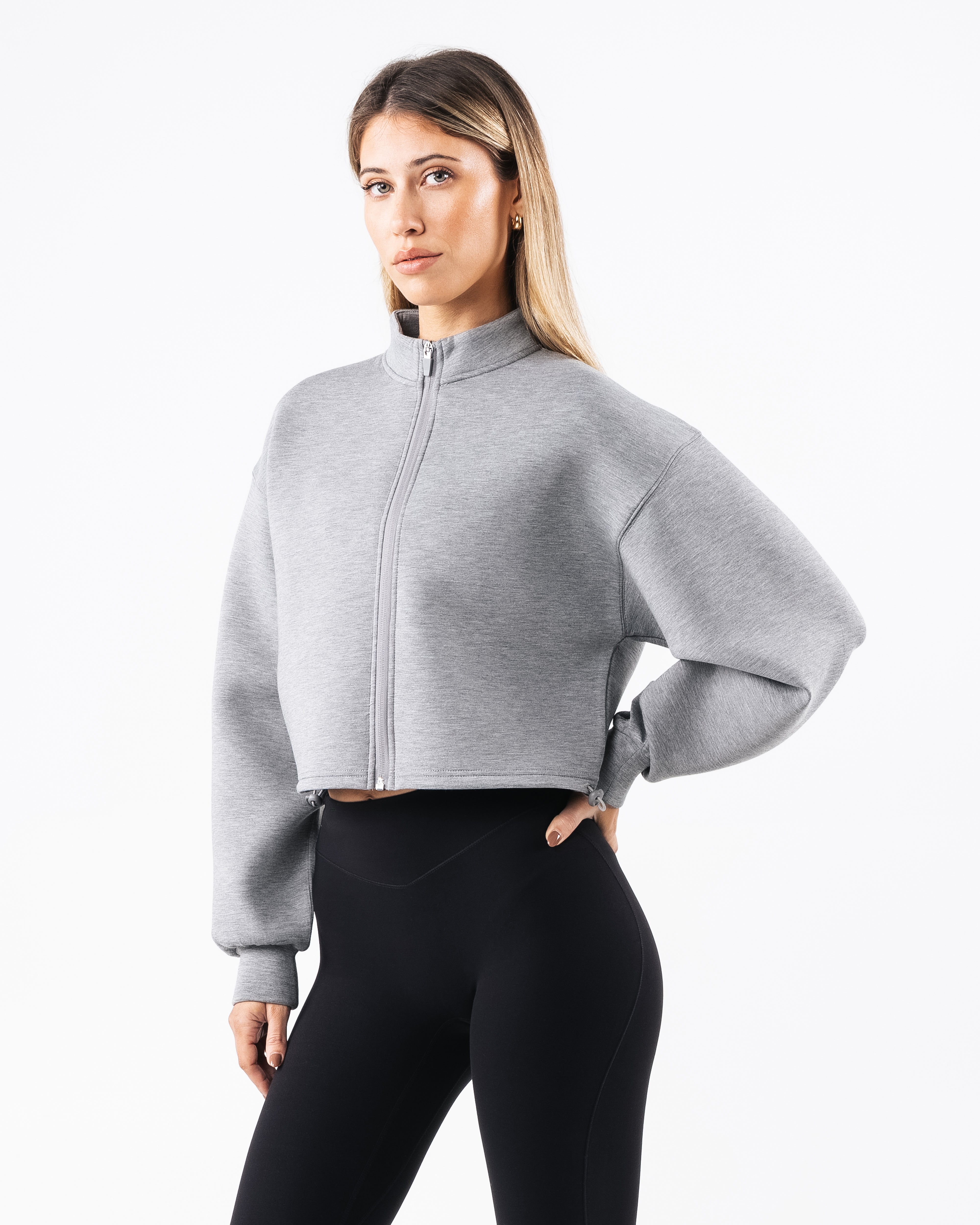 ELMTS Women's Lightweight Heather Cloud Jacket - Stylish & Comfortable Outerwear for Casual Wear, Travel & Outdoor Activities