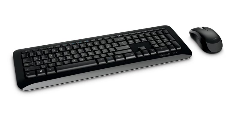 Microsoft Wireless Desktop 850 Keyboard and Mouse Combo - 128 Bit AES Encryption, English Layout (Brand New) - Perfect for Home Office, Gaming & Productivity