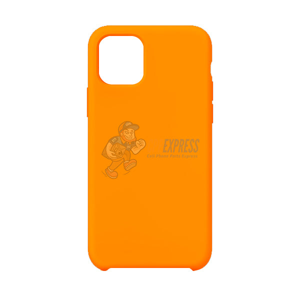 iPhone 11 Pro Case - Slim Soft Silicone Shockproof Protective Cover (Orange) | Durable Drop Protection for Everyday Use, Work & Travel