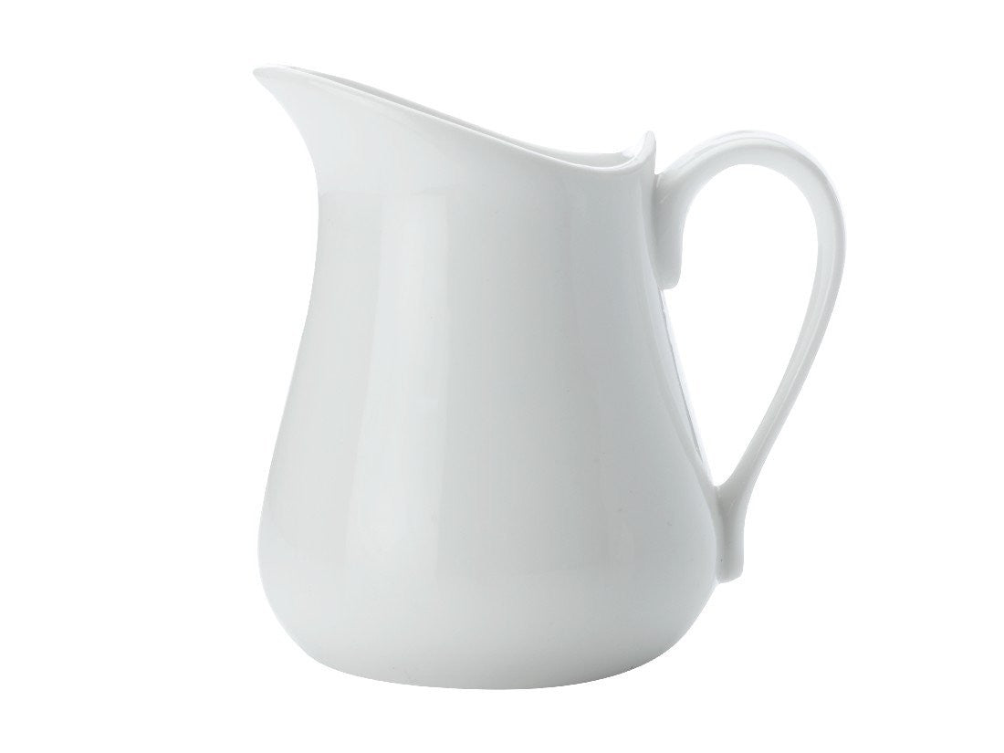 Maxwell & Williams White Basics 1/2 Litre (500ml) Glass Water Pitcher - Perfect for Iced Tea, Lemonade & Cold Beverages at Home, Parties & Restaurants