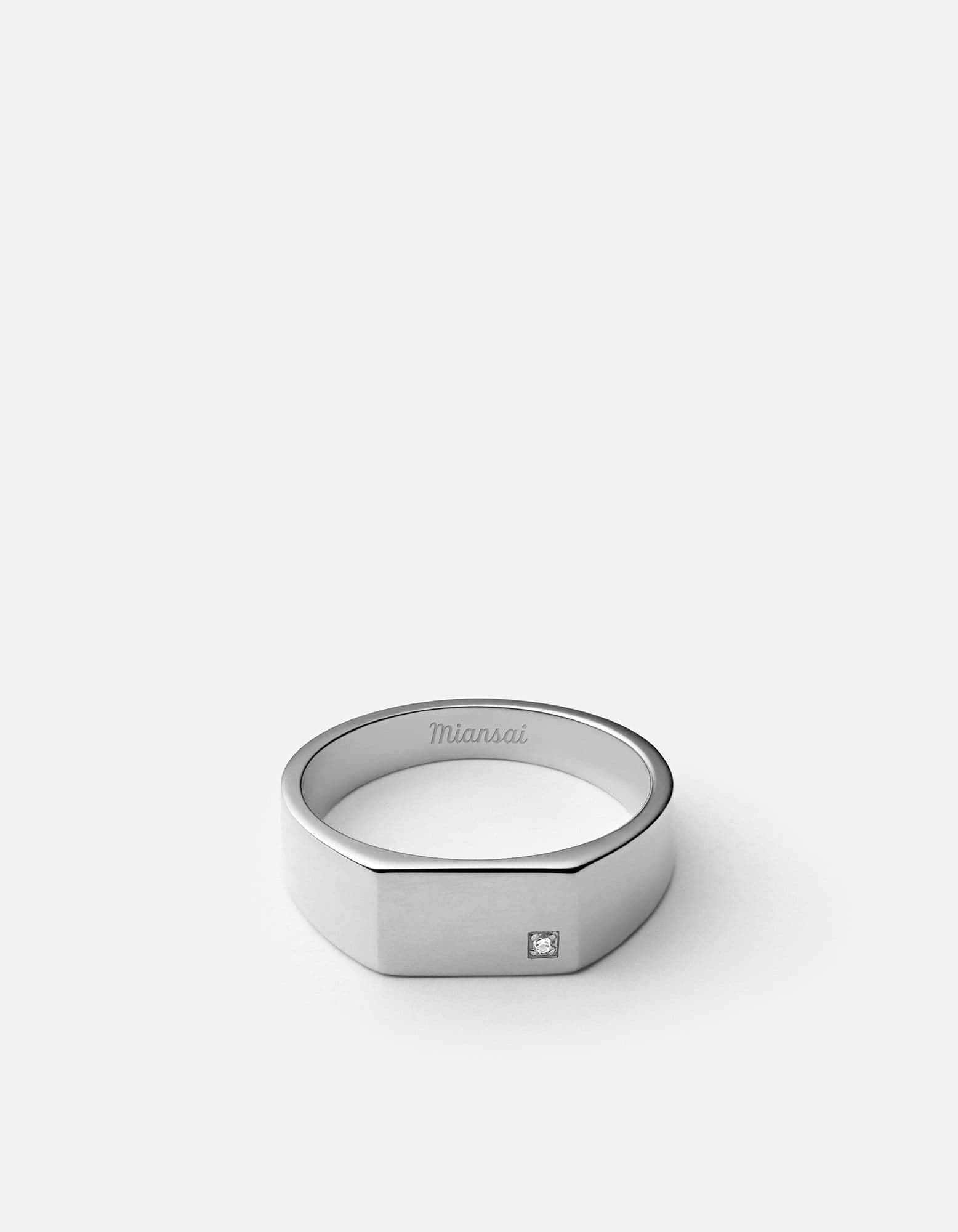 Polished Silver/Pave