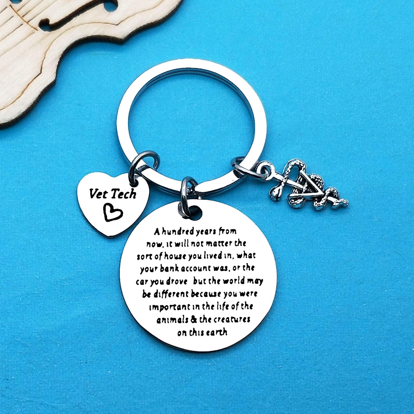 Xiahuyu Veterinary Keychain - Perfect Gift for Veterinarians, Vet Techs & Students - Ideal for Vet Appreciation, Graduation & Daily Use
