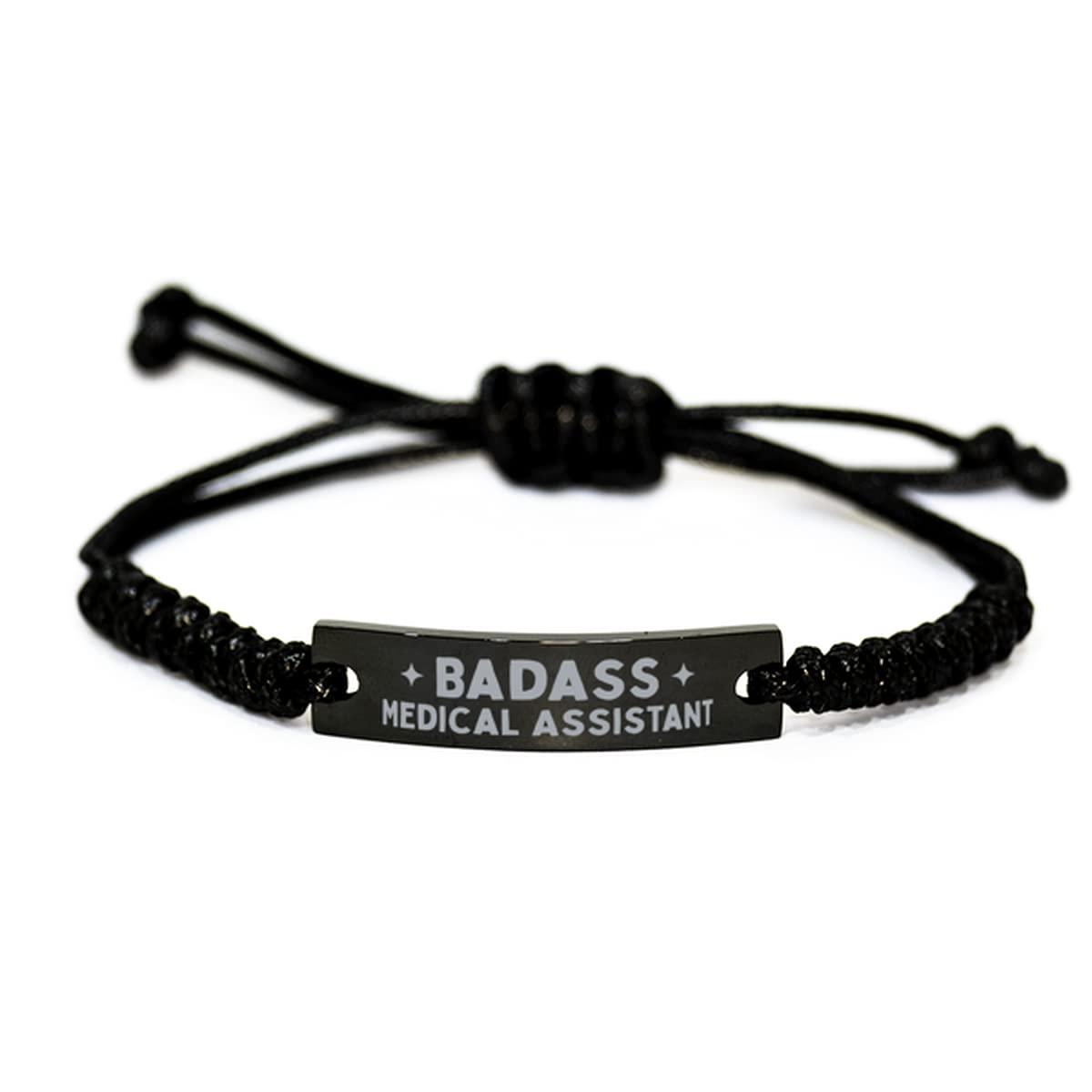 Funny Badass Medical Assistant Gifts - Rope Bracelet for Graduation, Birthday, Men, Women, Coworkers & Friends - Perfect for Medical Professionals & Students