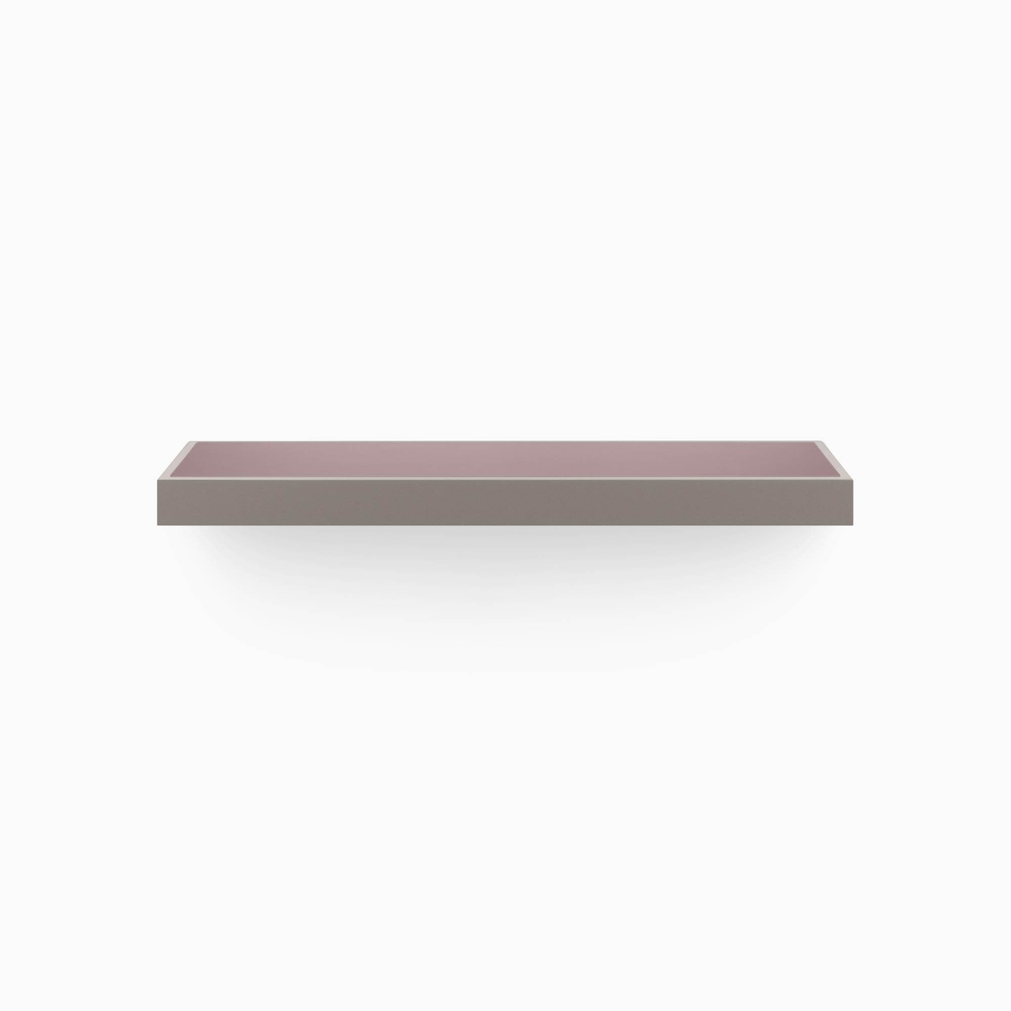 Aksel Inlay Arsenic Floating Shelf - Modern Wall Shelf for Living Room, Bedroom, and Kitchen Storage & Decor