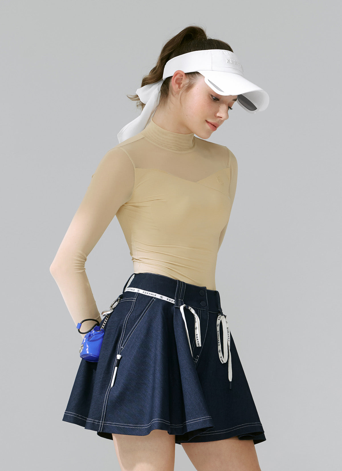 Breathable Mock Neck Mesh Baselayer Top for Men & Women - Perfect for Running, Hiking & Workouts