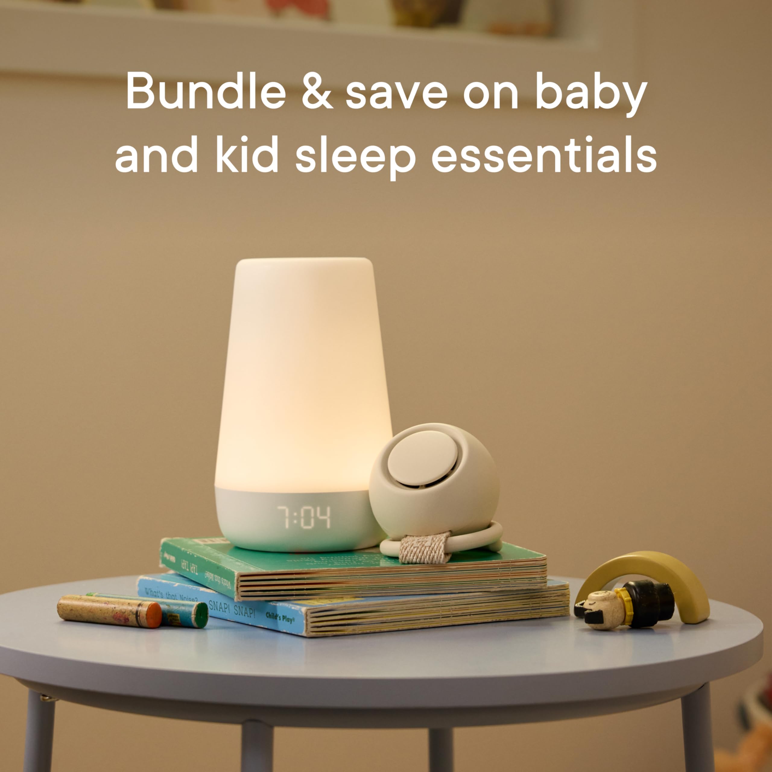 Hatch Rest+ 2nd Gen Baby Sleep Sound Machine Bundle with Portable Rest Go | White Noise, Night Light & Timer for Nursery, Travel & Baby Registry | Perfect for Bedtime, Naps & On-the-Go (Putty)