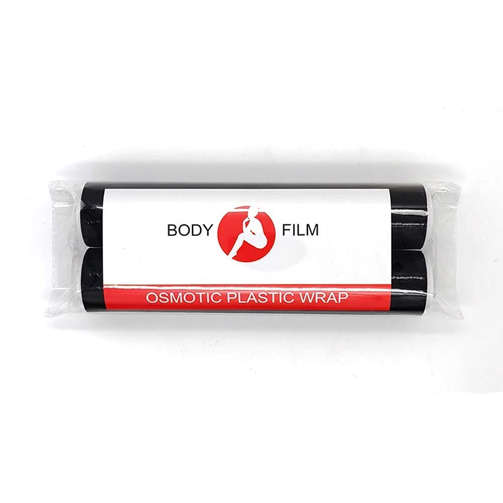 60M Osmotic Plastic Body Wrap - Slimming Sauna Belt for Workout & Sweat Enhancer | Cellulite Reduction & Stomach Toning | Weight Loss Film (2 Rolls) - Perfect for Home Gym, Spa & Post-Workout Recovery