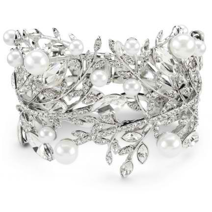 Elegant Dawn Pearl & Crystal Bracelet for Women - Perfect for Weddings, Parties & Everyday Wear