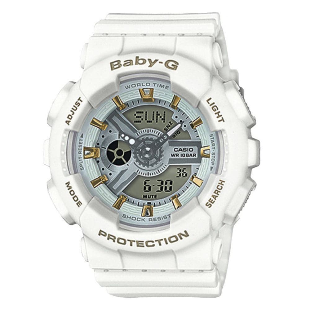 CASIO BABY-G BA-110GA-7A1DR Women's Digital Sport Watch - Shock Resistant, Water Resistant, LED Light - Perfect for Running, Swimming & Outdoor Activities