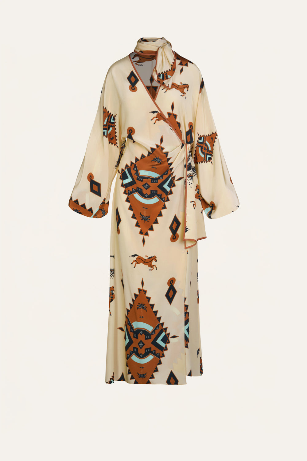Ecru Ollantay Dress - Elegant Boho Maxi Dress for Women | Perfect for Beach, Vacation & Summer Outfits
