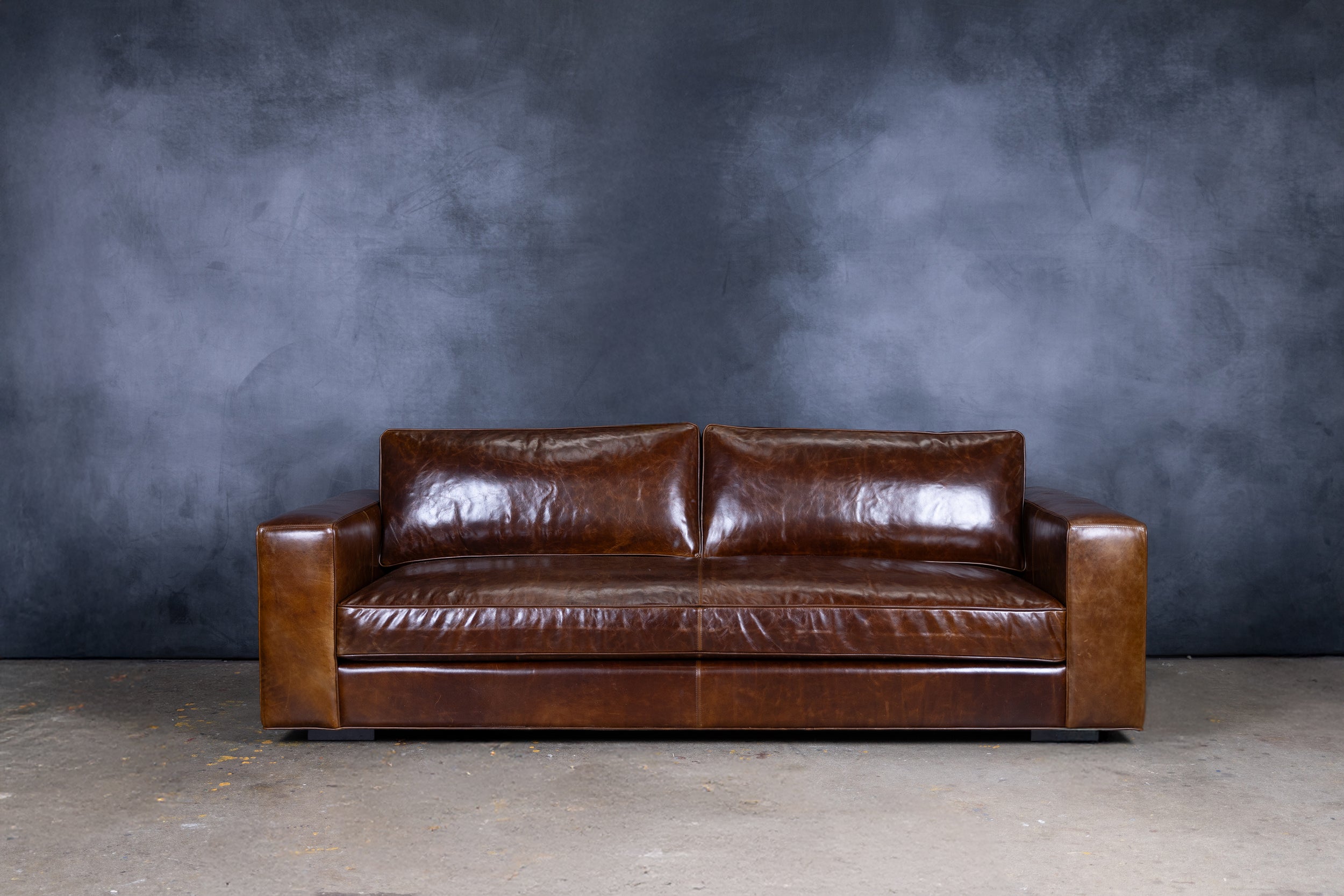 Premium MADDEX Genuine Leather Sofa - Modern Luxury Living Room Furniture for Home & Office - Comfortable & Stylish Seating Solution