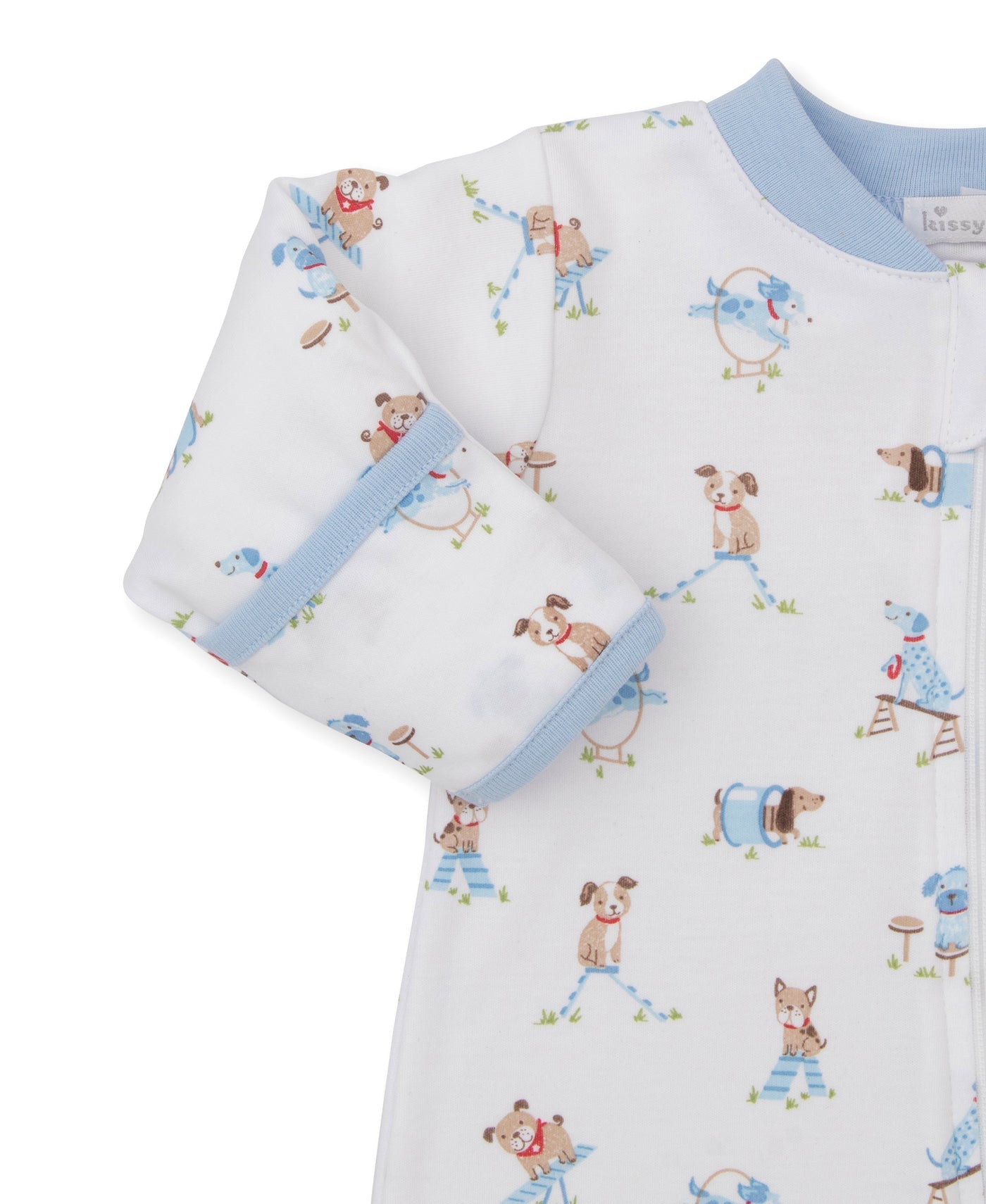 Playground Pups Zip Footie - Soft Baby Romper with Zipper for Easy Dressing | Perfect for Playtime, Daycare & Outdoor Adventures