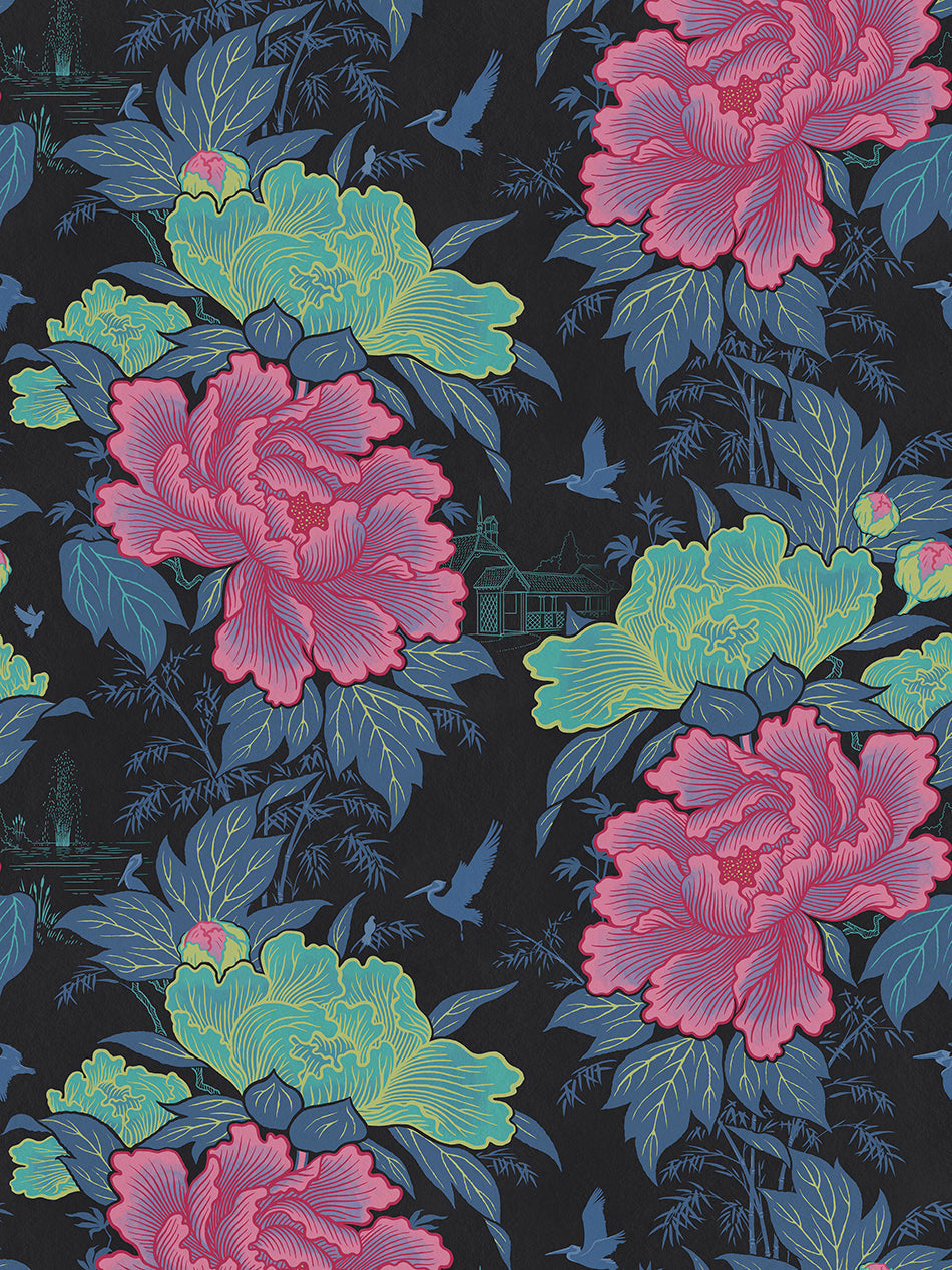 Bloomin' Marvellous Floral Wallpaper - Peel and Stick Removable Wallpaper for Bedroom, Living Room, Nursery | Easy DIY Home Decor