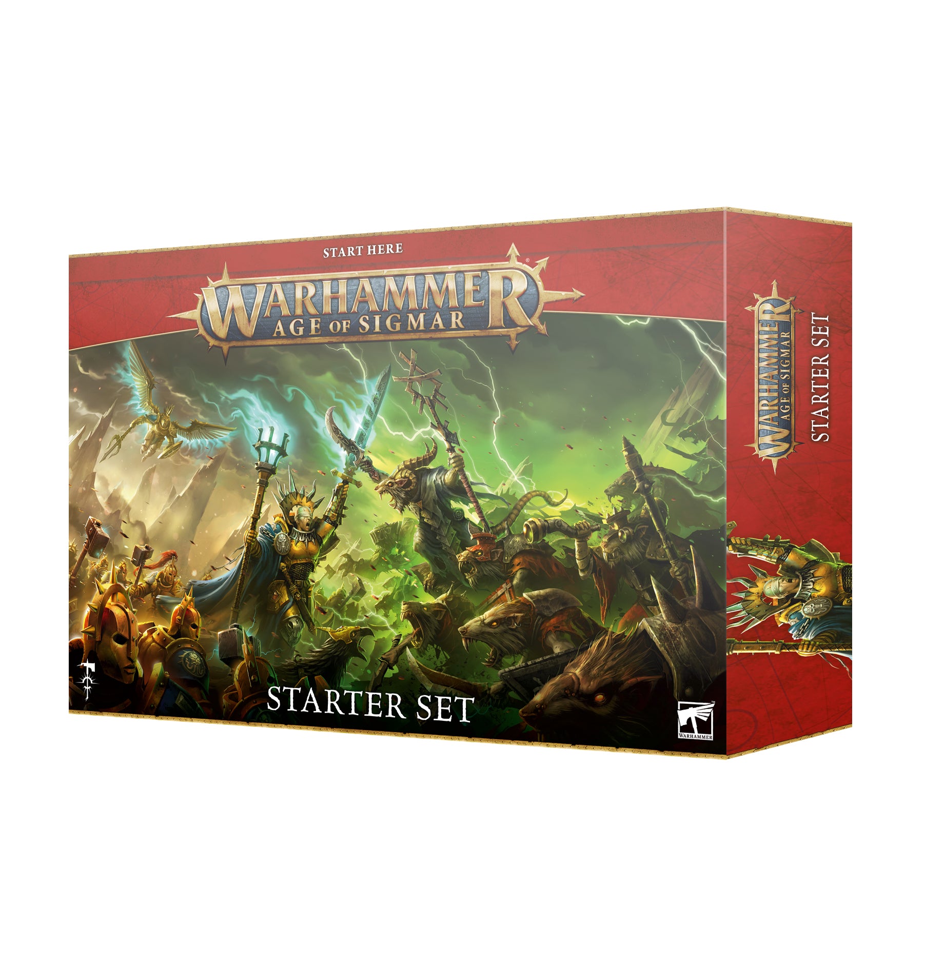 AOS Starter Set: 4th Edition - Warhammer Age of Sigmar Tabletop Battle Game for Beginners | Perfect for Fantasy Wargaming, Collectible Miniatures & Strategy Game Nights