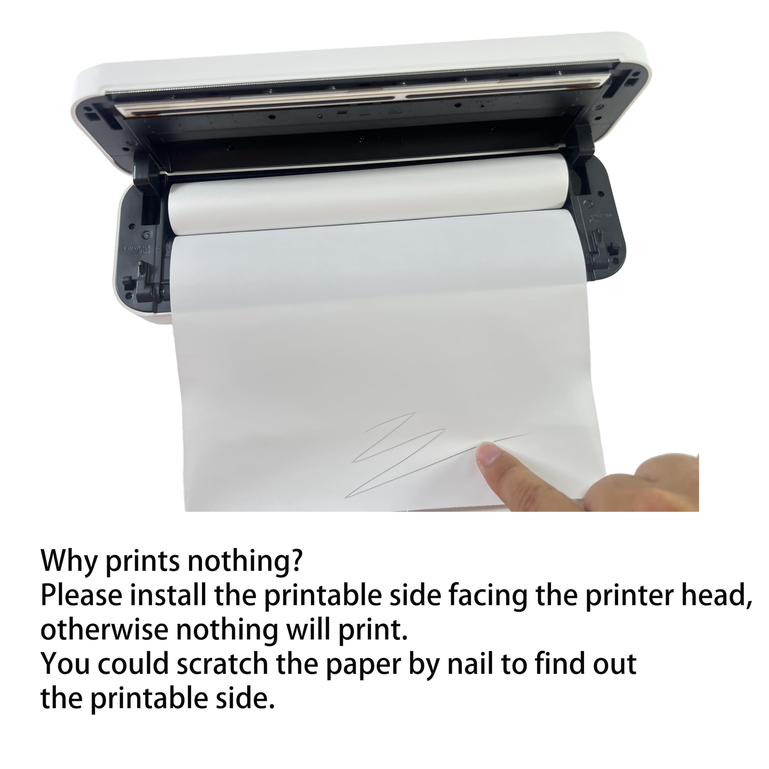 8 Rolls Thermal Printer Paper 8.5x11 Letter Size - BPA Free Roll Paper for Aixiqee, IOOIOO, Guthy Ren, Minzhi, Jadens, Gloryang, Peripage, Munbyn, HPRT, Phomemo Printers - Long Lasting 3 Years - Ideal for Shipping Labels, Receipts & Office Use