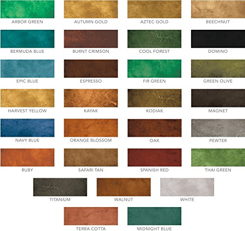 Water-Based Concrete Stain in Pewter - 32 Oz for Driveways, Patios & Floors | Eco-Friendly & Durable Finish