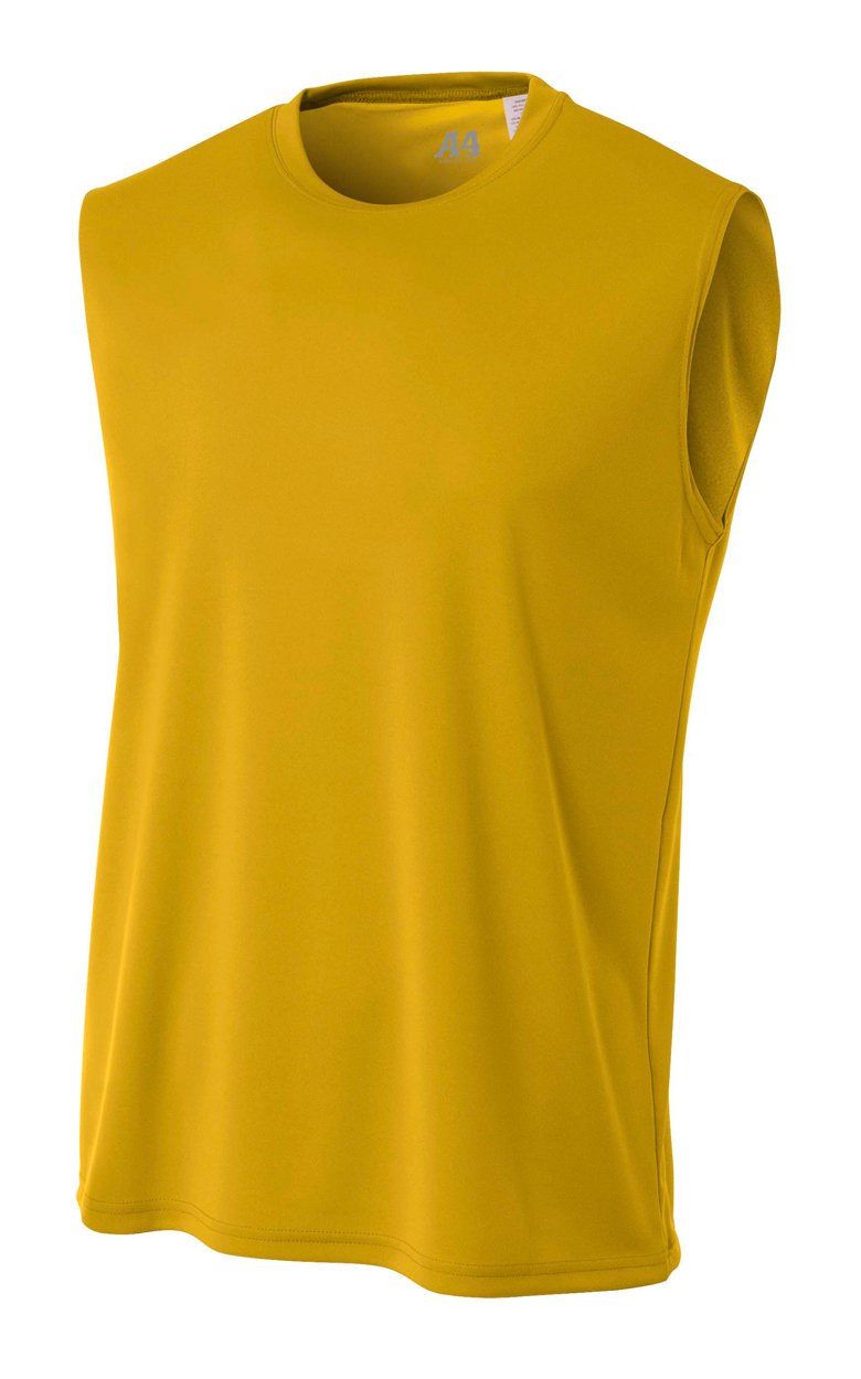 Cooling Performance A4 Men's Muscle Tank Top - Moisture-Wicking & Breathable Workout Shirt for Gym, Running & Summer Outdoor Activities