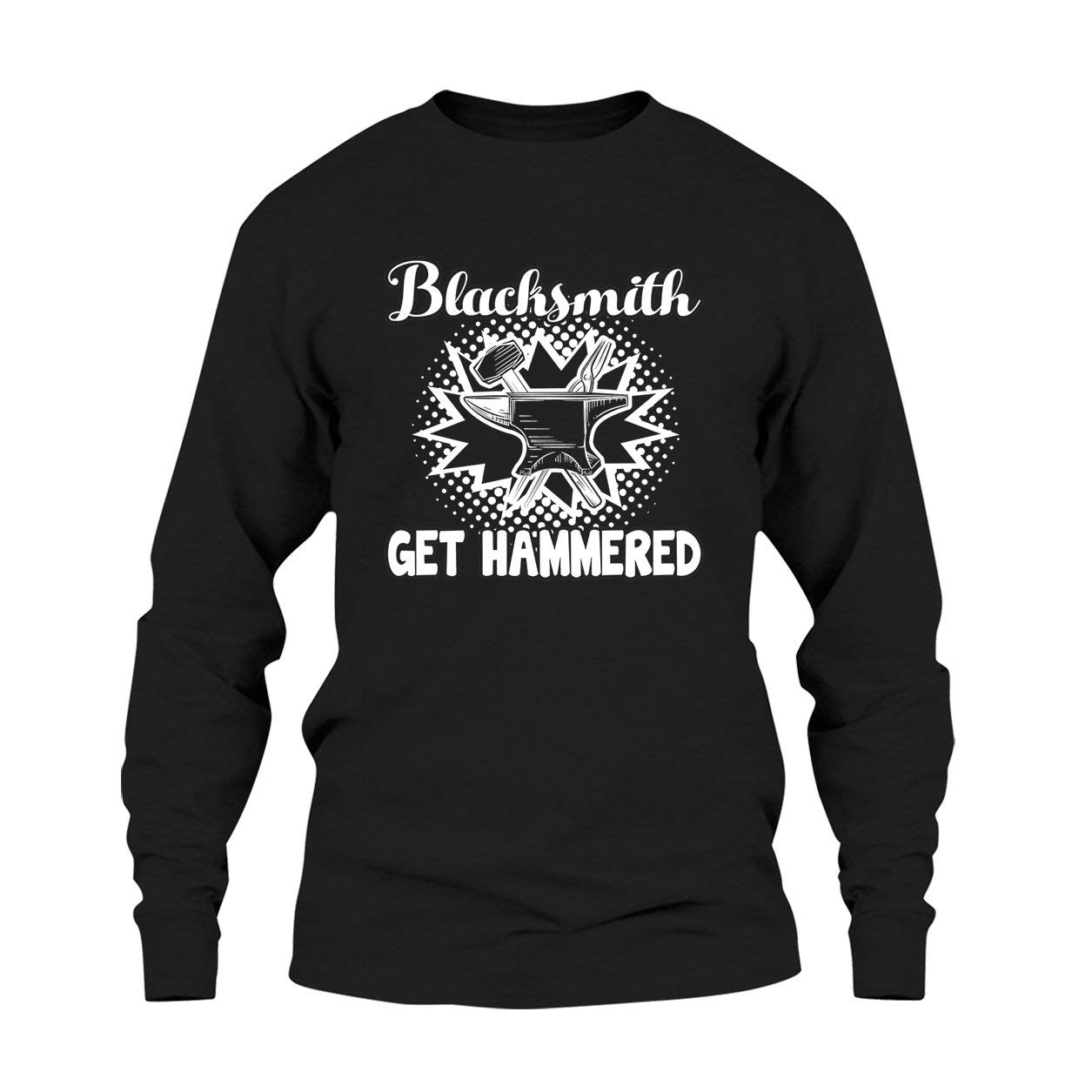 Light Pink Blacksmith Hammered T-Shirt for Men - Vintage Inspired Workwear & Casual Style - Perfect for Blacksmithing, Metalworking, and Everyday Wear