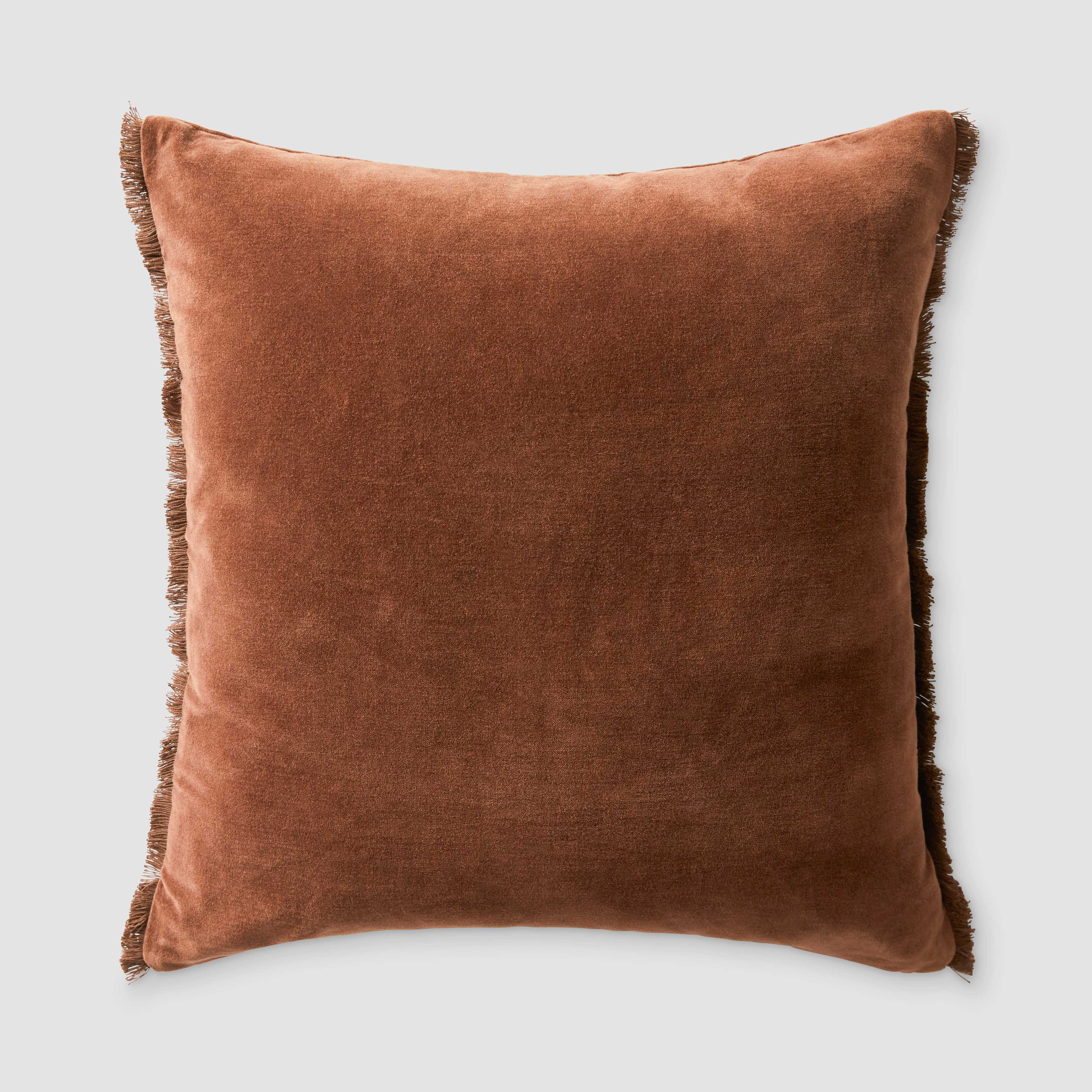 Luxury Velvet Throw Pillow Covers - Soft Decorative Cushion for Sofa, Bed & Home Decor - Elegant Living Room & Bedroom Accent - Set of 2 (18x18 Inches)