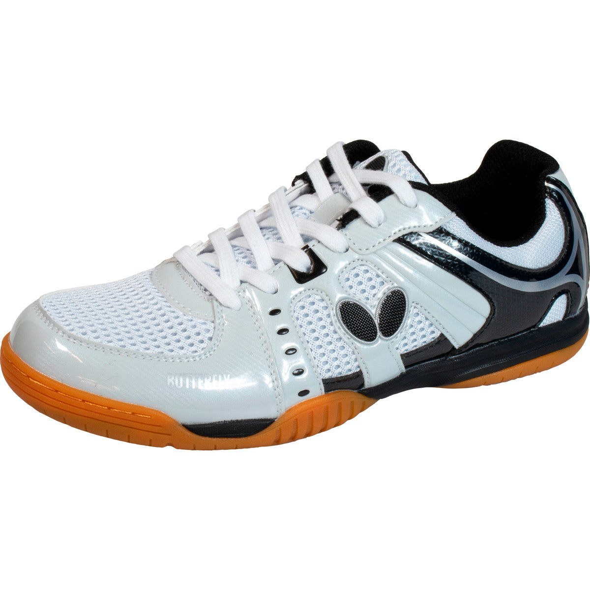 Butterfly Lezoline Unisex Table Tennis Shoes for Men & Women - Lightweight & Non-Slip Indoor Court Shoes for Ping Pong & Badminton [Black]