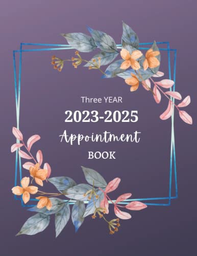 2023-2025 3-Year Weekly Appointment Book for Hairdressers & Stylists - 15-Minute Increment Planner with Tabs | Perfect for Salon, Spa & Nail Scheduling & Time Management