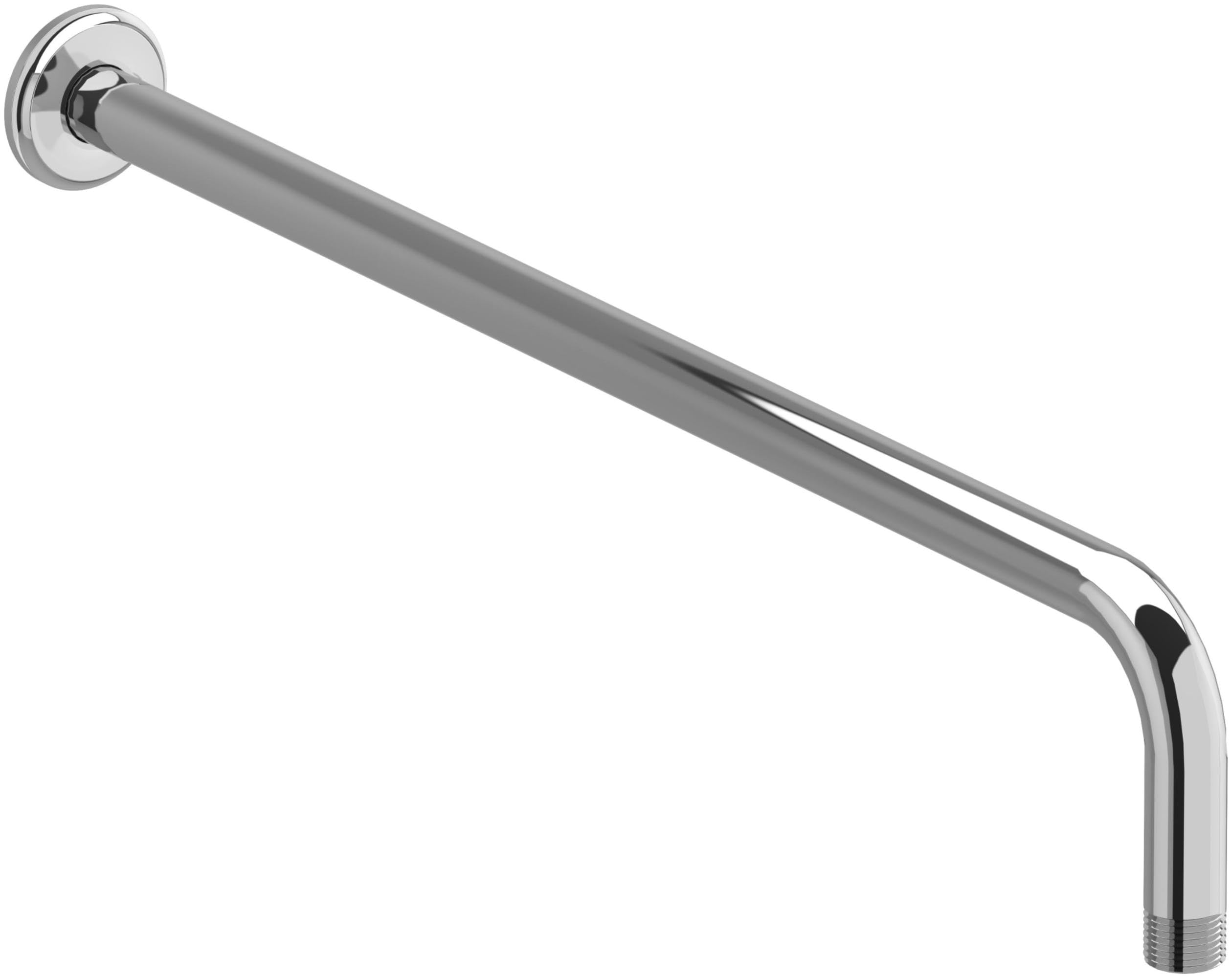 Riobel 553C 20-Inch Chrome Shower Arm - Durable Bathroom Fixture for Modern & Traditional Showers | Perfect for Home Renovation & Spa-Like Experience