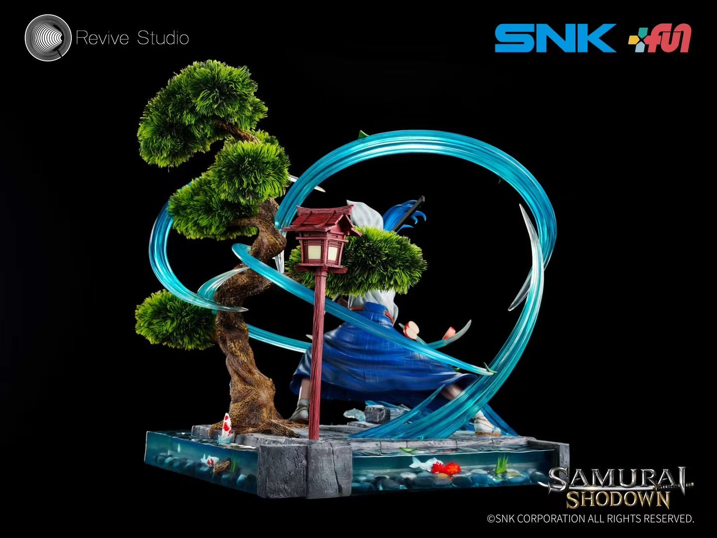 Revive Studio Licensed Samurai Shodown Ukyo Tachibana Action Figure - Official SNK Collectible for Anime Fans & Fighting Game Enthusiasts | Perfect for Display, Cosplay, and Gaming Room Decor