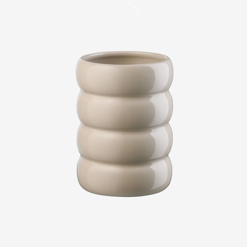 Asa Germany Loopy Vase - Modern Ceramic Flower Vase for Home Decor, Wedding Centerpiece & Office Desk Decorations