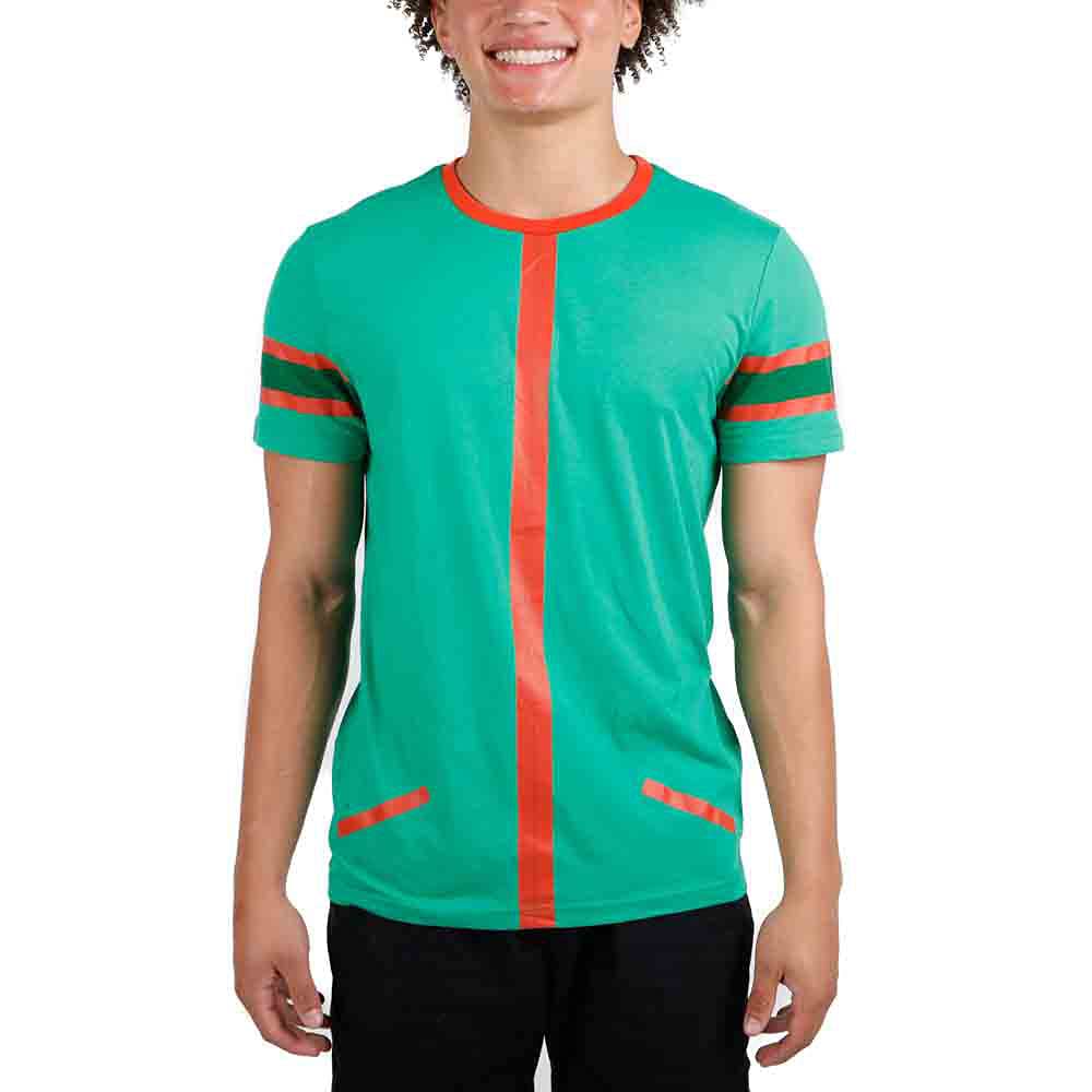 Hunter X Hunter Anime Gon Freecss Green T-Shirt for Men - Cosplay Costume & Casual Wear for Anime Fans, Conventions, and Everyday Outfits