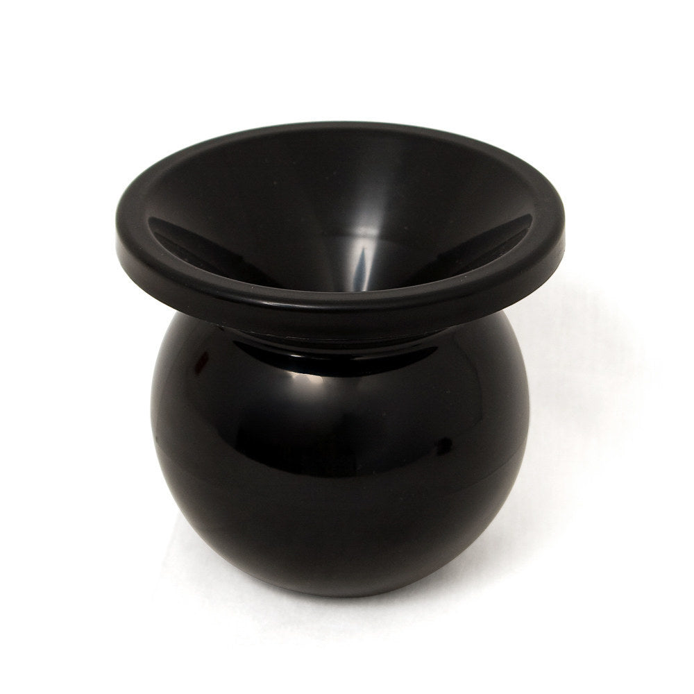 Professional Black Plastic Cupping Spittoon - Essential for Acupuncture, Cupping Therapy & TCM Clinics | Hygienic & Durable Design