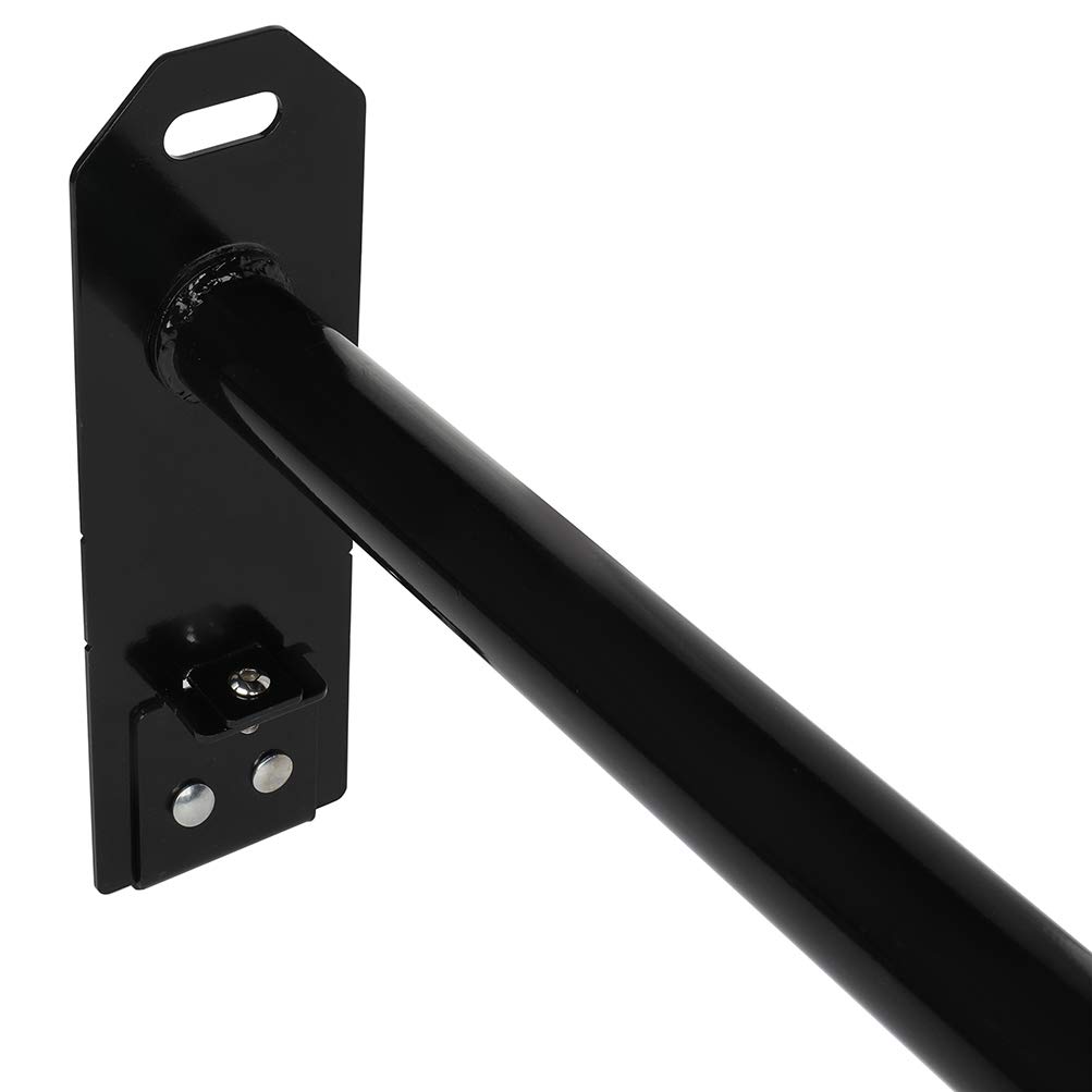 ECCPP Adjustable Van Ladder Rack Hightop 2 Bars Roof Rack - Heavy Duty Steel Construction - Fits Chevy Express 2500, Dodge, Ford E-250/350, GMC Savana with Rain Gutters - Perfect for Pickup Trucks, Construction Work & Roofing Jobs