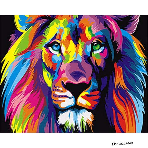 Ucland 500 Piece Jigsaw Puzzle for Kids & Adults - Colorful Lion King Animal Puzzle, Large Educational Toy Gift for Family Game Night & Birthday Parties
