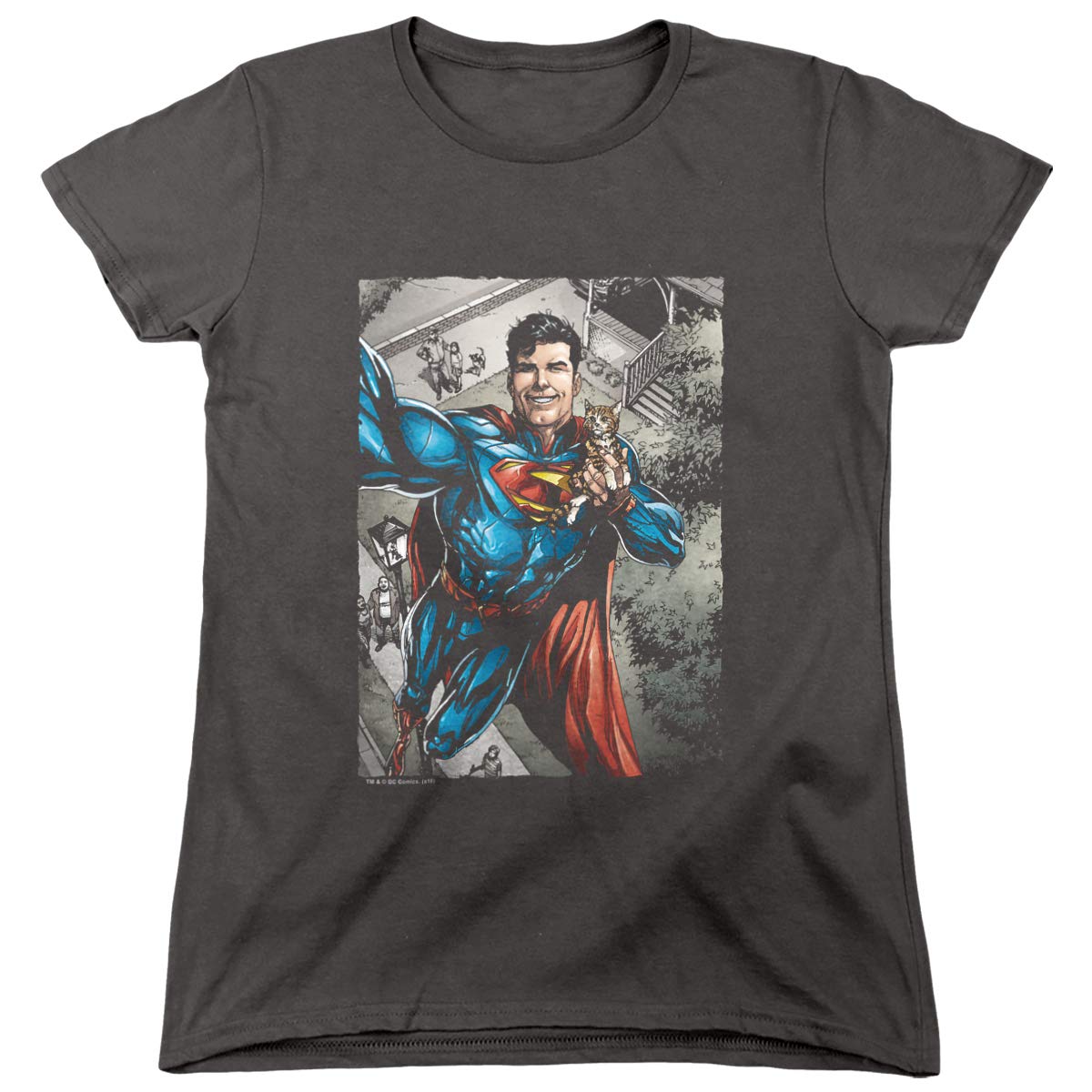 Superman Super Selfie Women's T-Shirt - Funny Graphic Tee for Fans, Casual Wear & Cosplay | Perfect for Comic Con, Halloween & Everyday Outfits