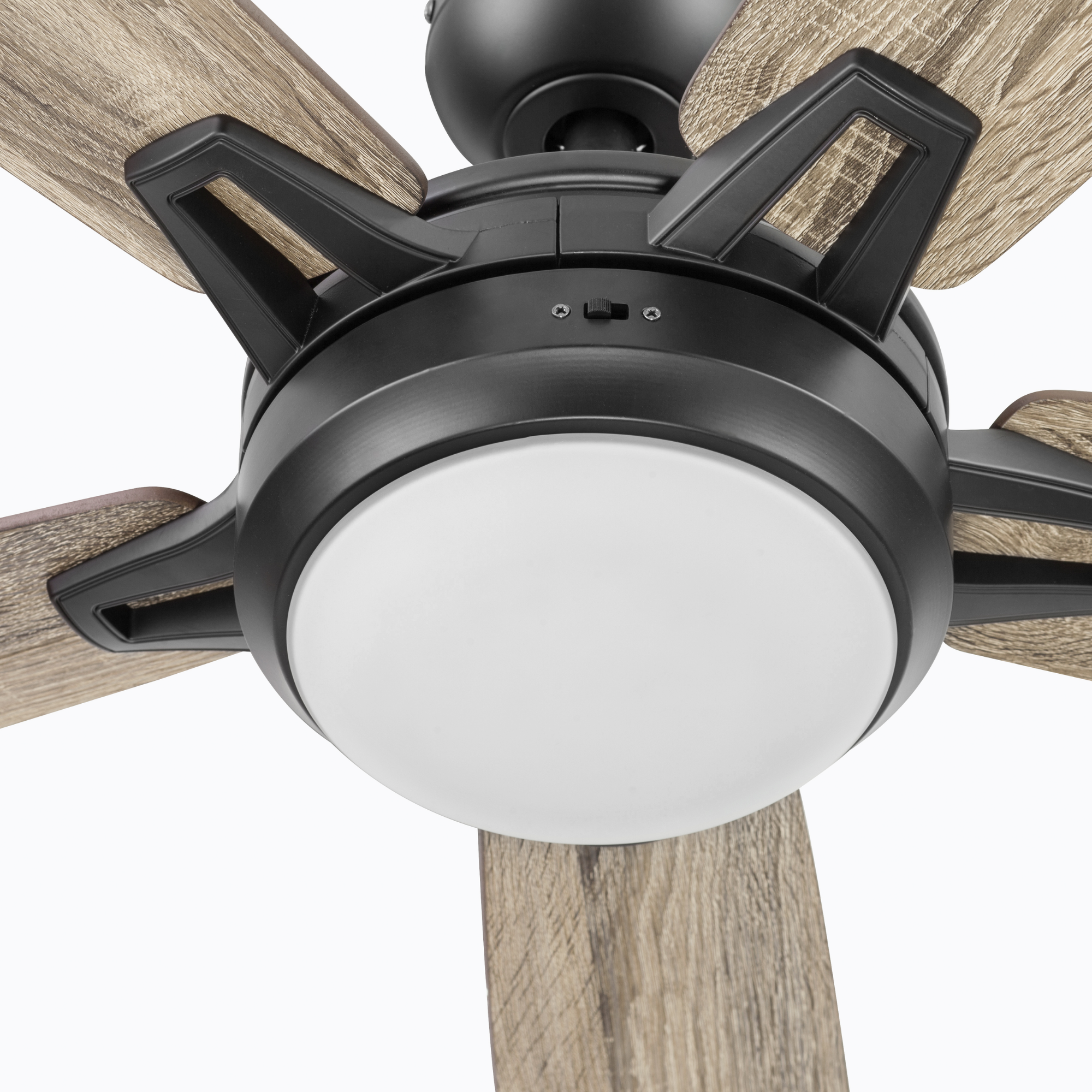 52 Inch Lorelai Smart Ceiling Fan with Remote Control in Espresso Finish - Perfect for Living Room, Bedroom, and Office Spaces