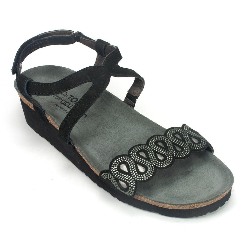 Addie Leather Sandal - Women's Comfortable Strappy Flat Sandals for Summer, Beach & Casual Outings