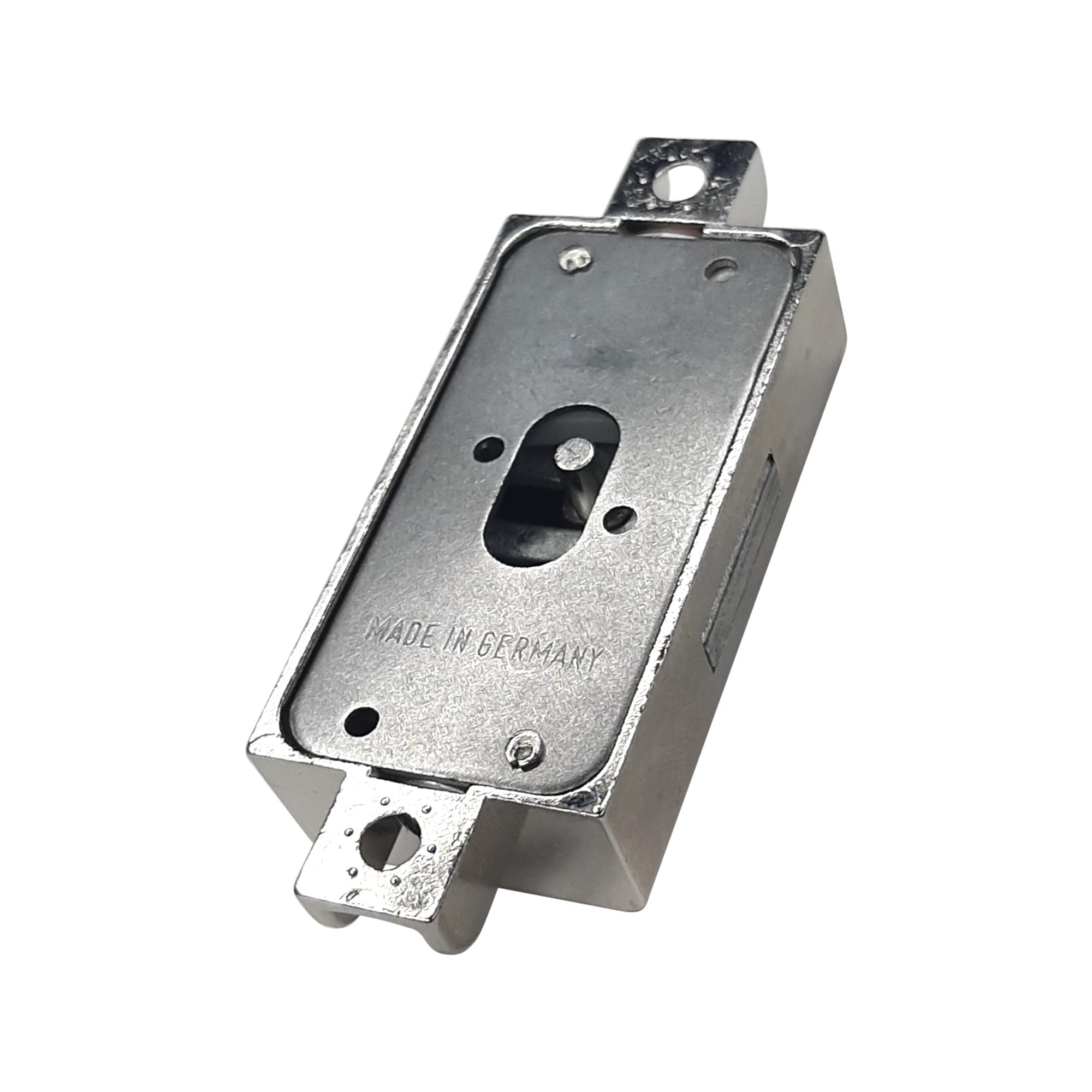 Chrome Plated Cabinet Lock with Key - Secure Furniture, Wardrobe, Cupboard, Drawer & Cabinet Doors - Perfect for Home, Office & Storage Safety