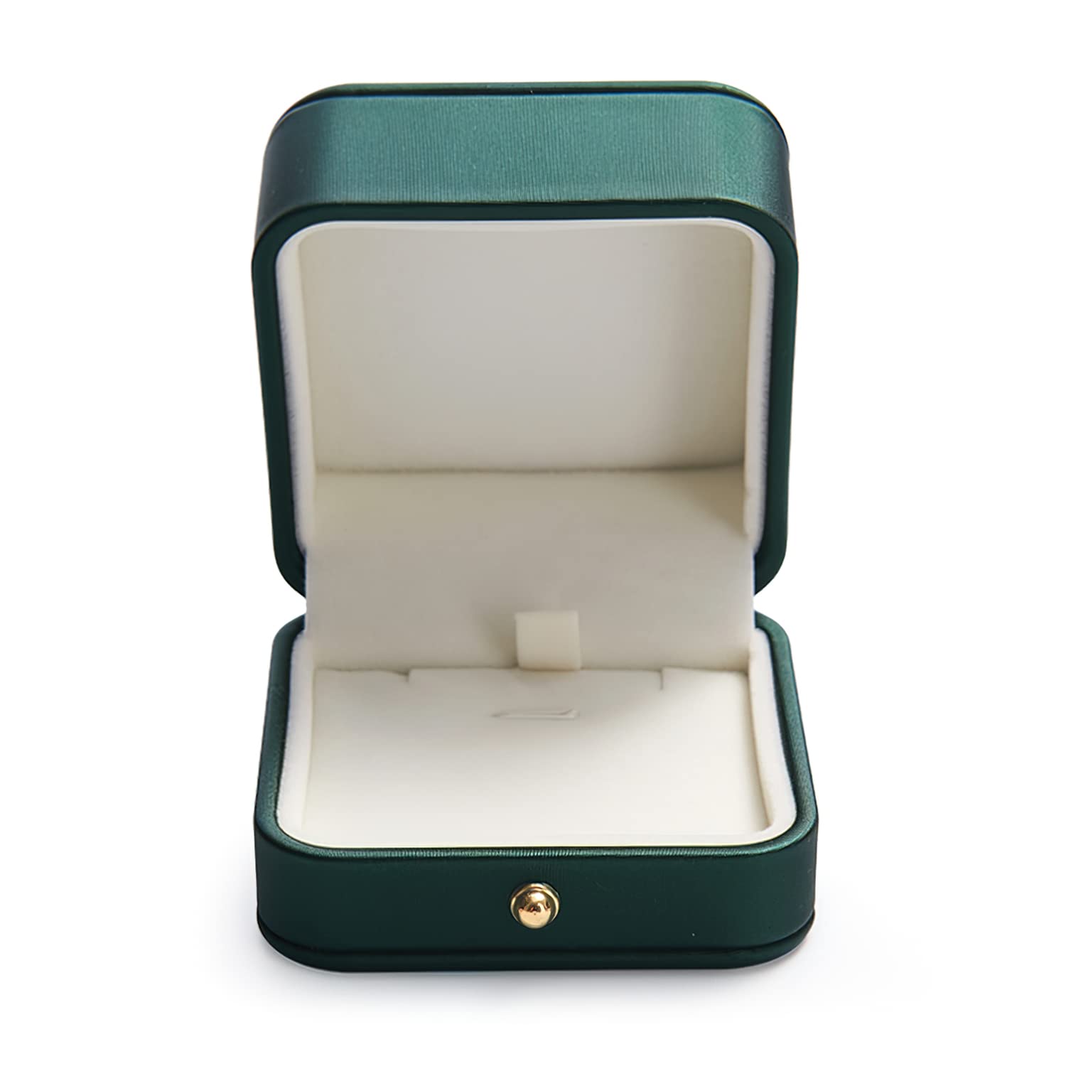 Oirlv Premium Leather Necklace Pendant Box with Velvet Interior - Jewelry Gift Box & Long Chain Necklace Display Storage Case - Perfect for Jewelry Organization, Gift Giving & Retail Display