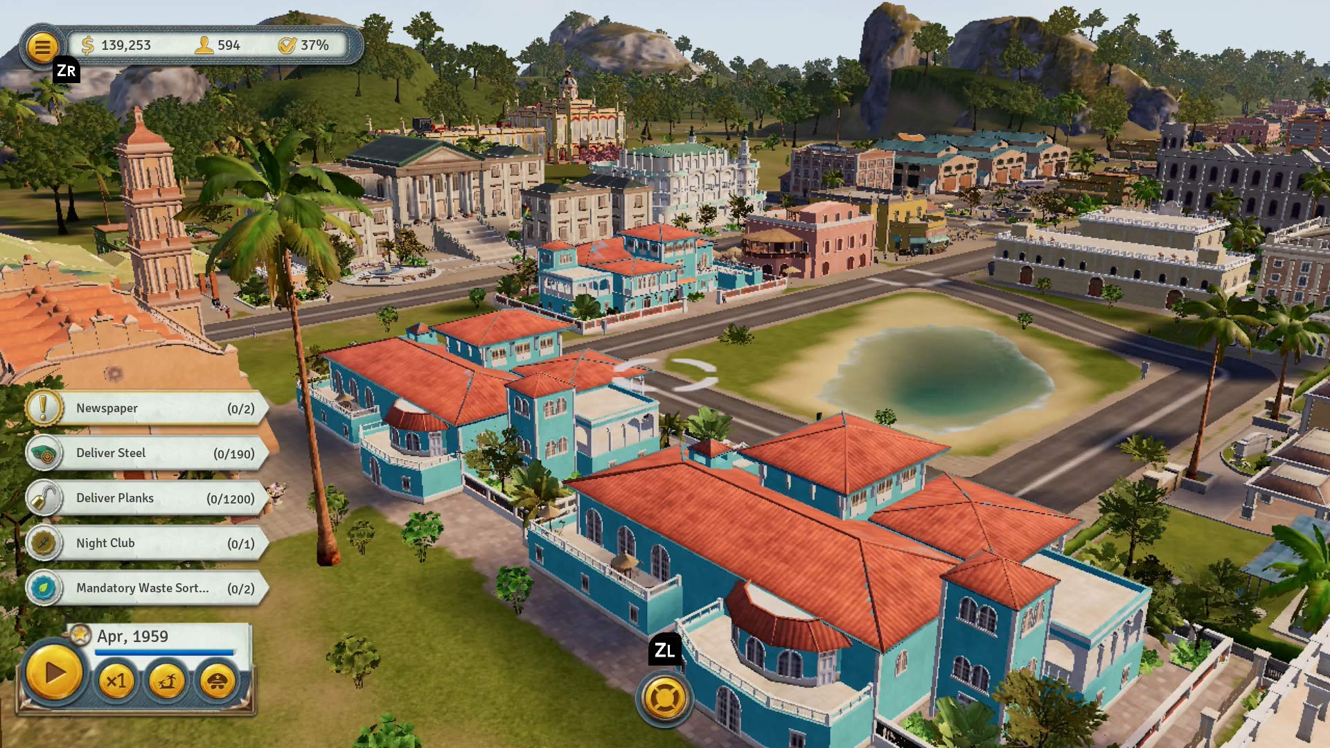 Tropico 6 - Nintendo Switch Game | Political Simulation & Strategy Building Game for Adults | Play Anytime on Your Switch Console at Home or Travel
