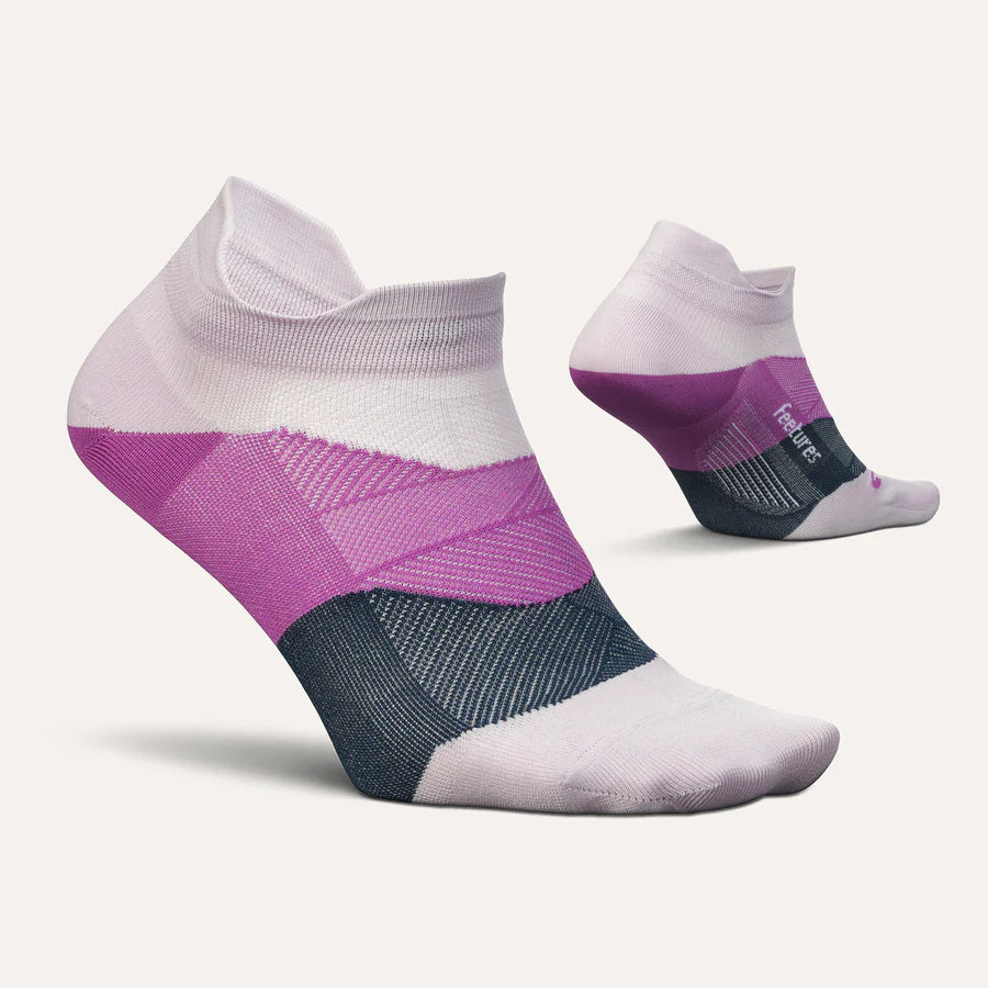 Elite Ultra Light Cushion No Show Socks for Women - Breathable Invisible Liner Socks (Virtual Lilac) - Perfect for Running, Sneakers & Everyday Comfort
