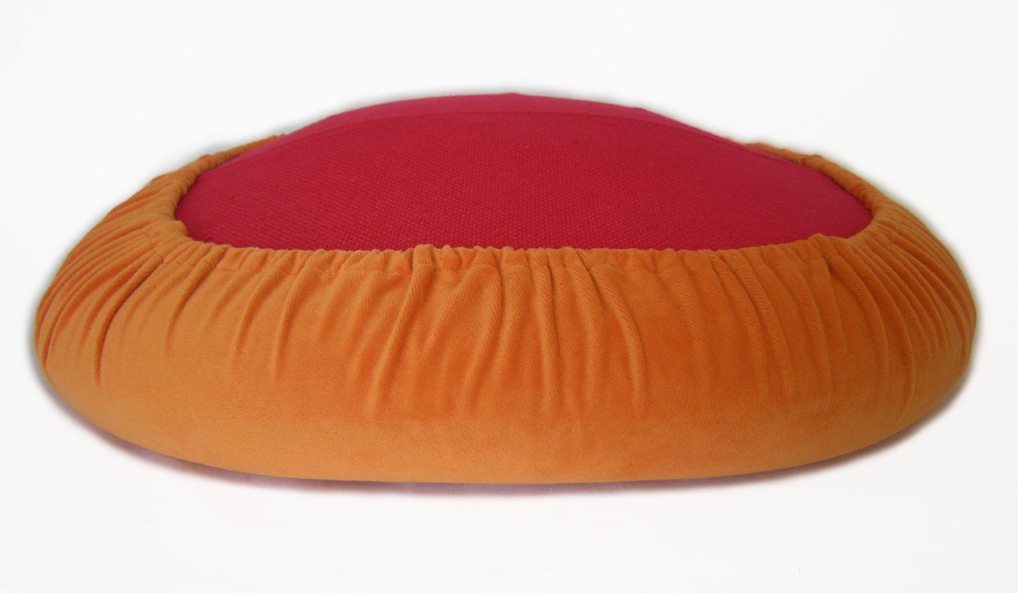 Slip-On Cushion Cover for Saarinen Tulip Side Chair - Soft Orange Seat Pad - Perfect for Dining Room, Office & Modern Home Decor